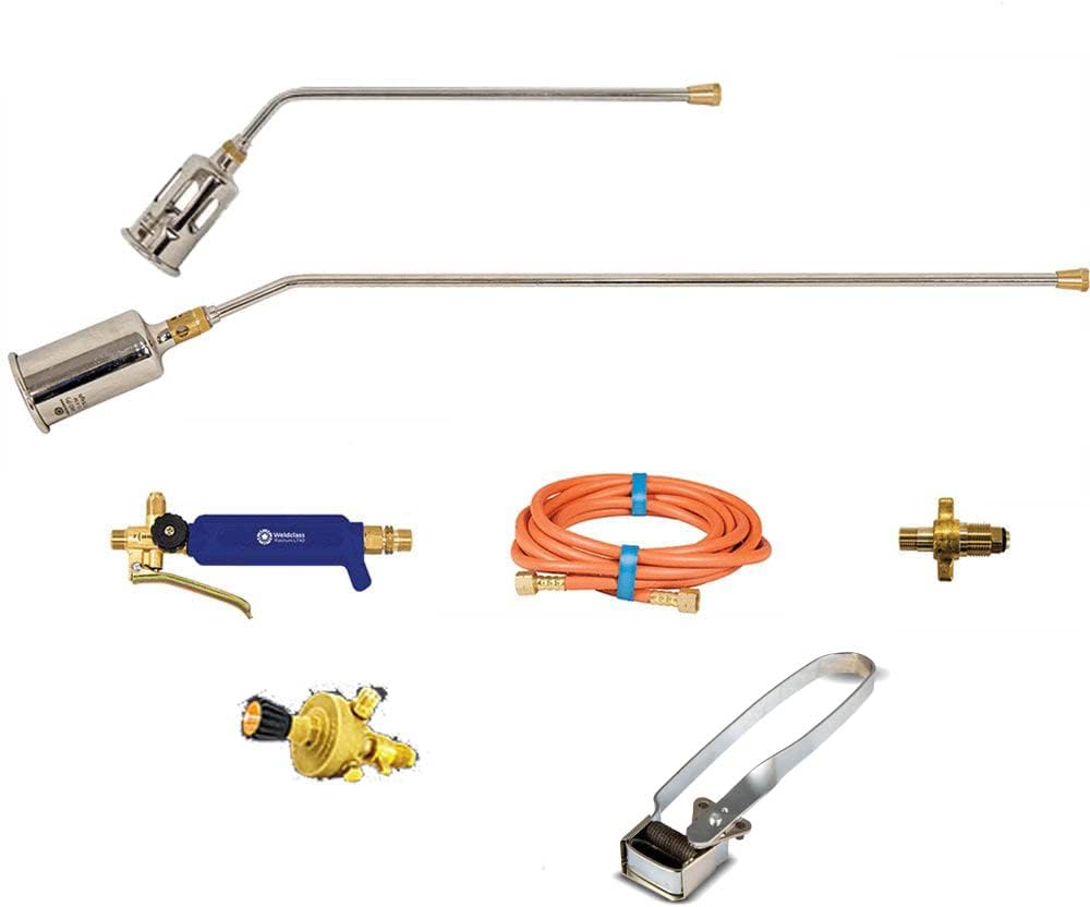 Weldclass Platinum LT40 LPG Burner Combo Kit - 2 X Blow Torch, Regulator for BBQ Welding Weed Burning Cooking Camping Heat WC-02991 image number 6