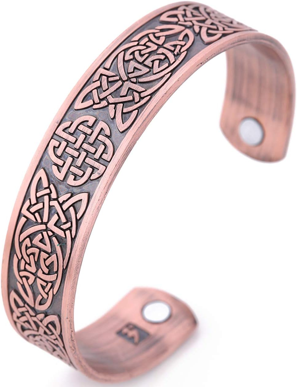 My Shape Classic Irish Celtic Knot Bracelet Magnetic Therapy Cuff Bangle Irish Pattern Jewelry