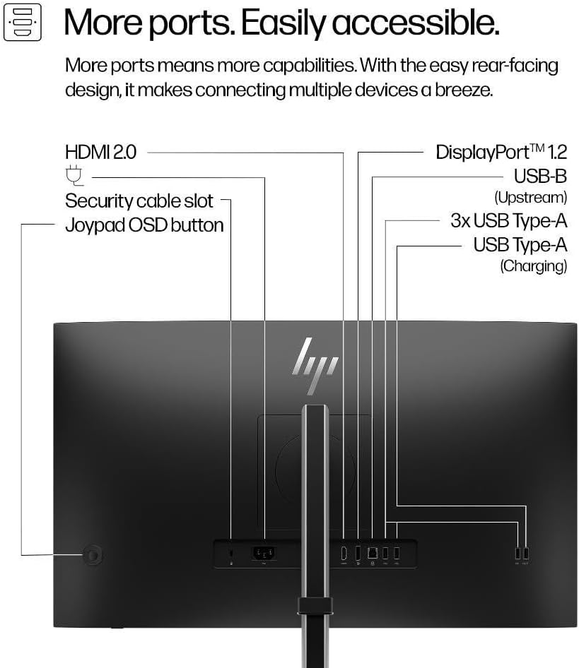 HP Series 5 Pro 527PQ 27" QHD (2560 X 1440) IPS 100Hz Monitor - 9D9S0UT image number 4