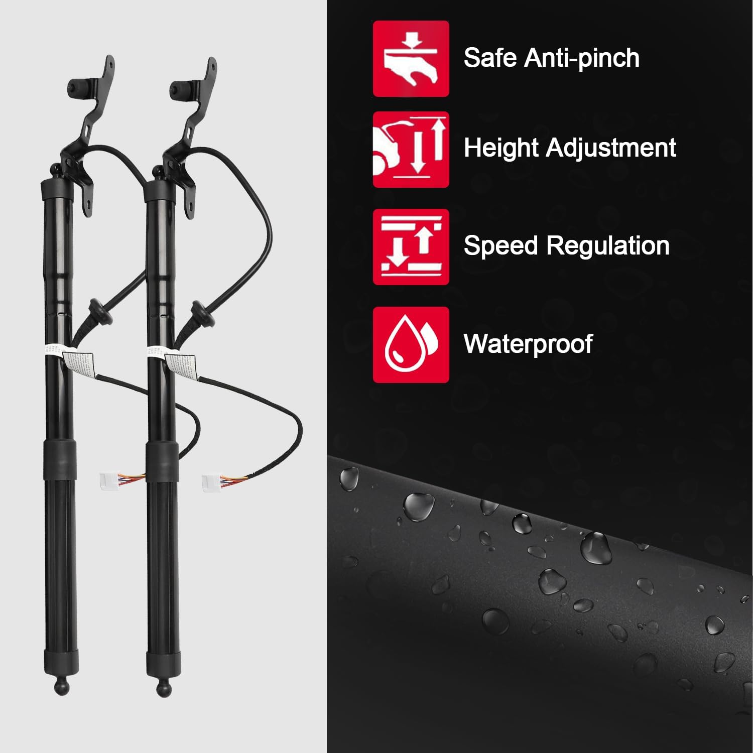 Power Rear Liftgate Struts Compatible with Toyota RAV4 2013-2018, 1 Pair Electric Trunk Struts Lift Support, 2Pcs Tailgate Power Shock Support Replacement 6892009010 6891009010