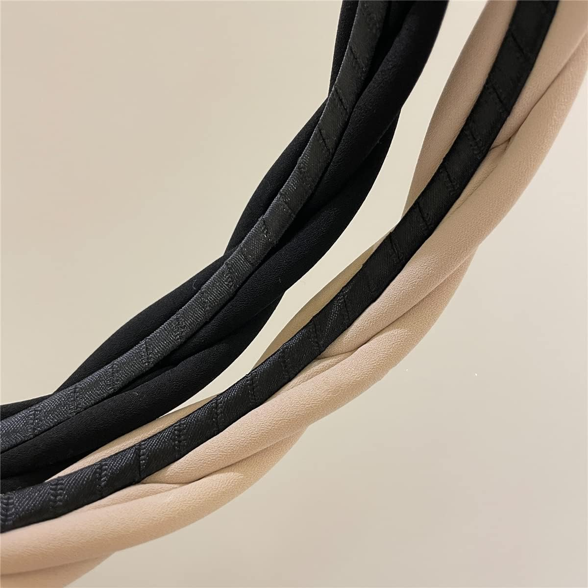 Headband, Sweet Braid Hair Bands, Elegant Style Headwear for Daily Work Party, Versatile Hair Accessories for Women Girls Boys Kids Men, Beige Colour