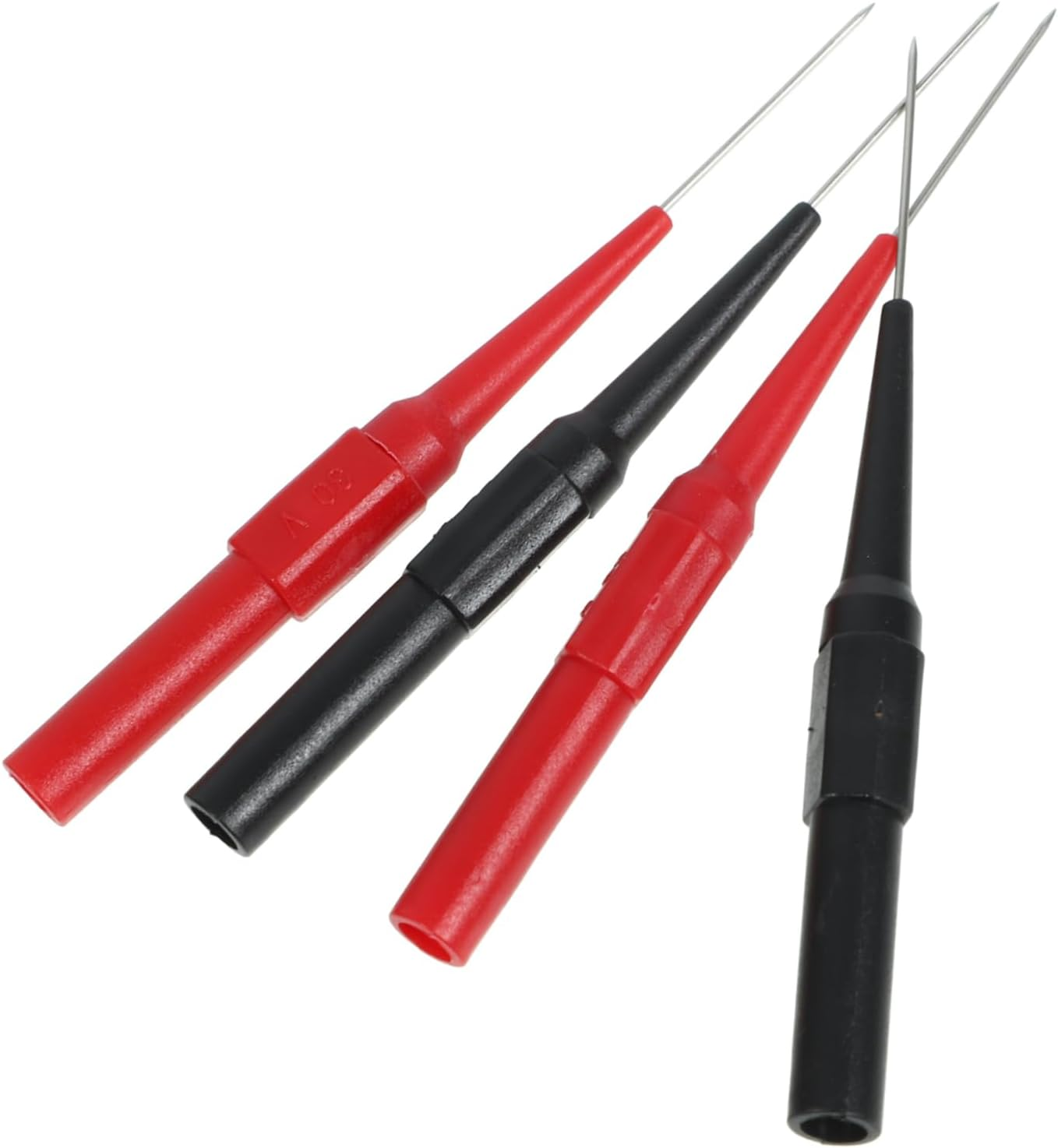 4Mm Automotive Circuit Test Needle Probes Multimeter Leads Back Probe Kit Pin Needle Insulation Tester 4Pcs for Car Electrical Wire Testing