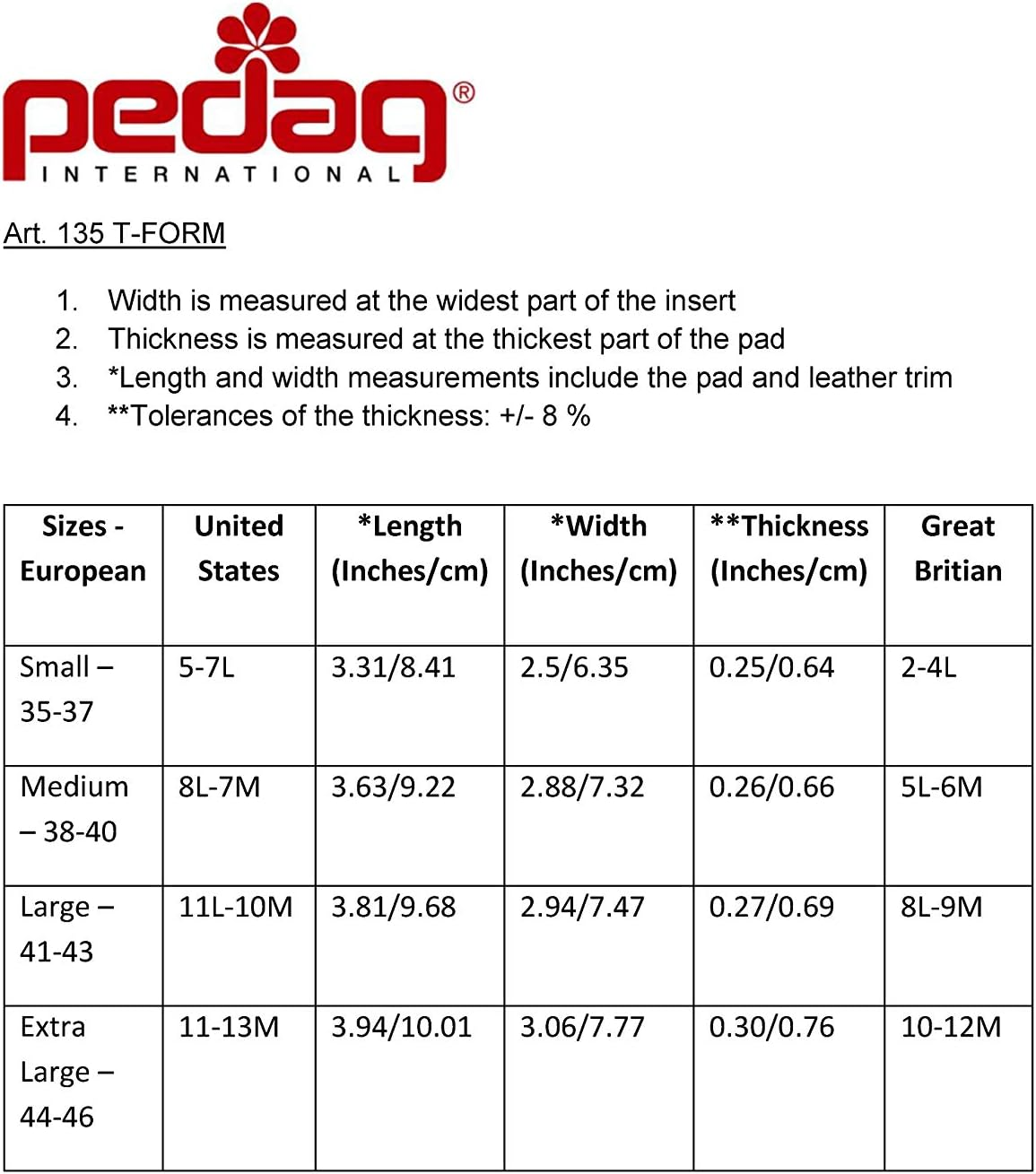 T-Form Anatomically Correct Metatarsal Arch Pads to Lift and Shape, Leather image number 4
