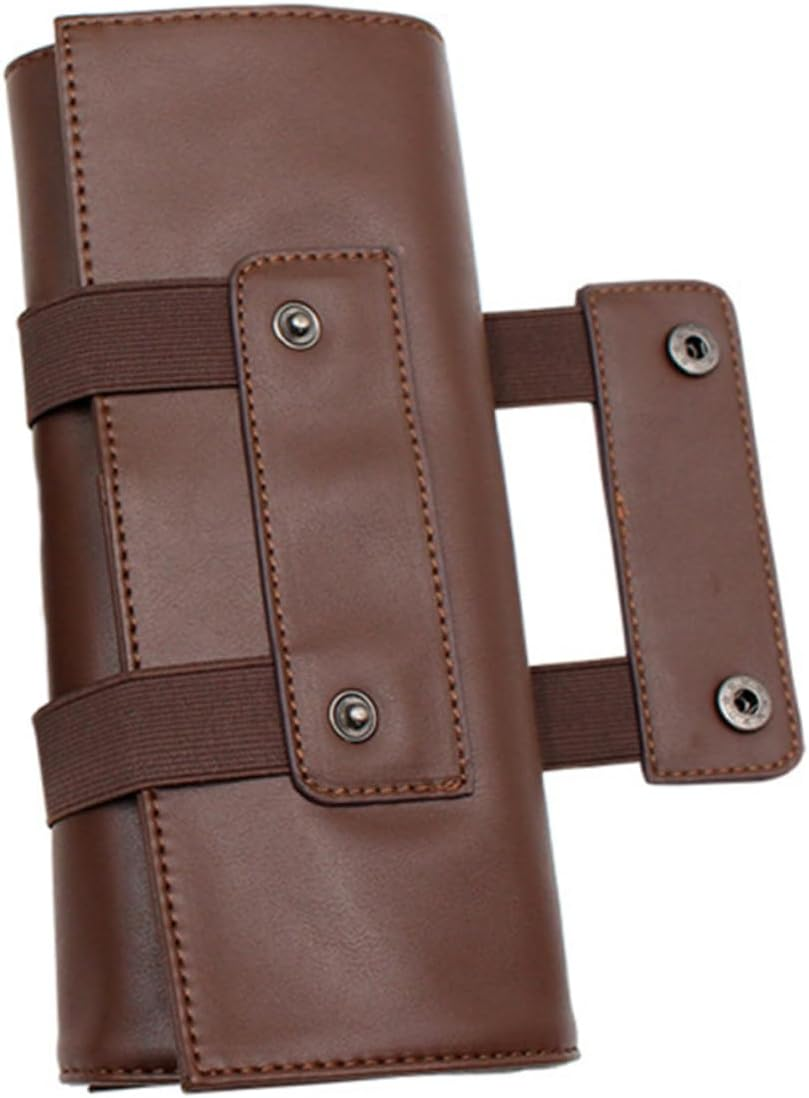 Beatifufu Barber Storage Bag Pu Leather Salon Scissor Holder Pouch for Haircut Tools at Barbershop