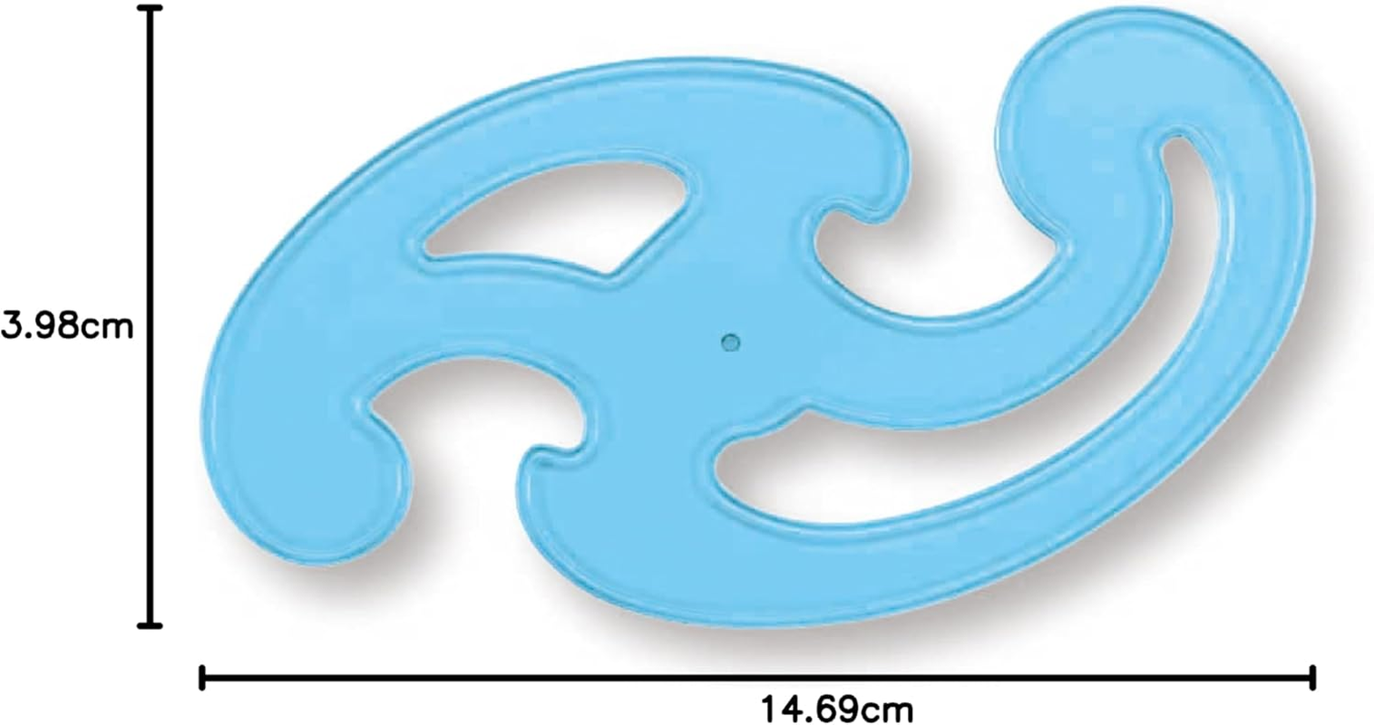 Staedtler Mars 571 Set of 3 Shapes of French Curves, 57140WP