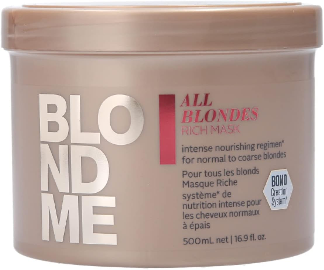 Schwarzkopf Blondme All Blondes Rich Mask 500 Ml image number 3