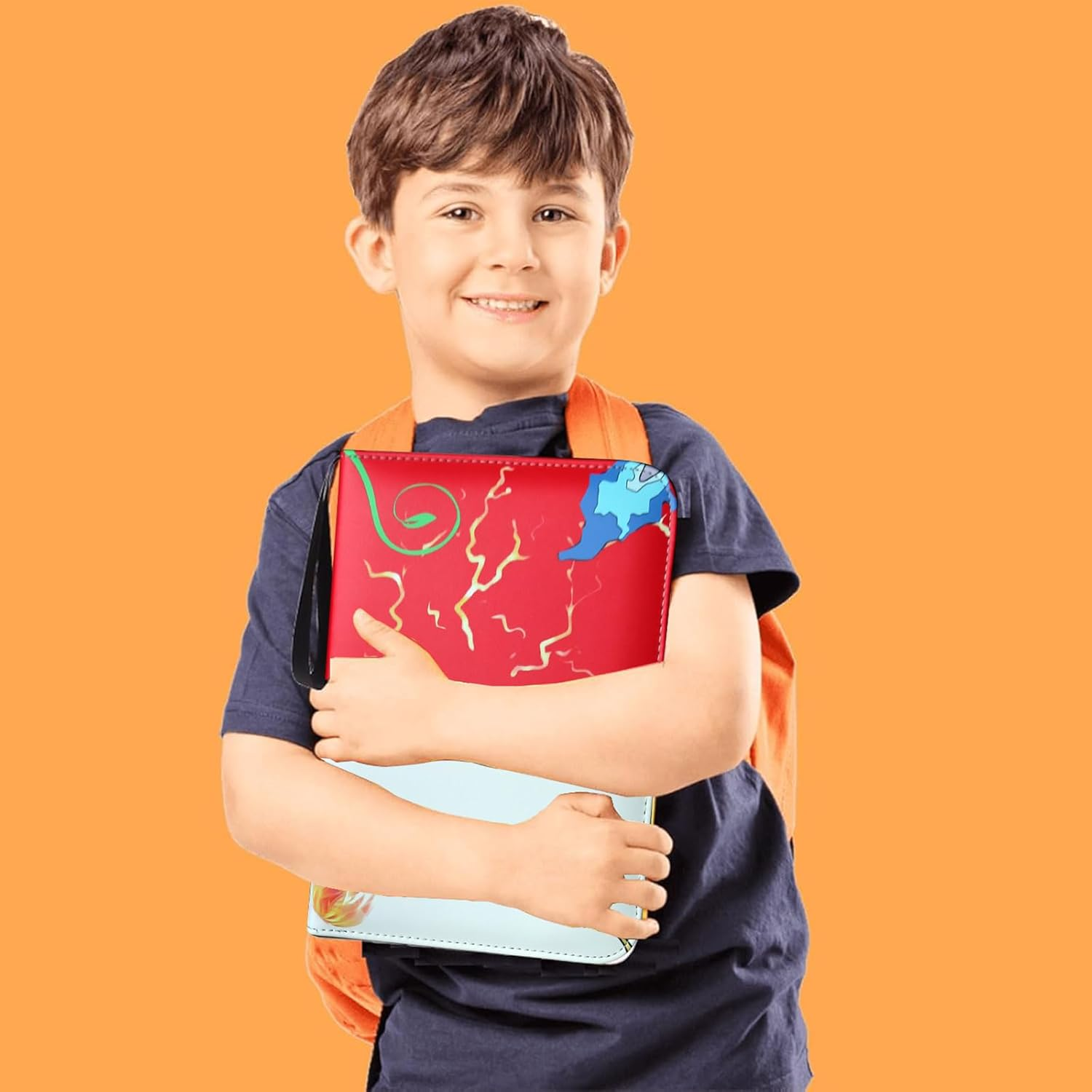 Fweel 4-Pocket Trading Card Binder with Zipper, 400 Pockets, PU Leather Collection Album for MTG, TCG, Sports Cards, Ideal for Collectors and Enthusiasts - Pink-7 image number 2