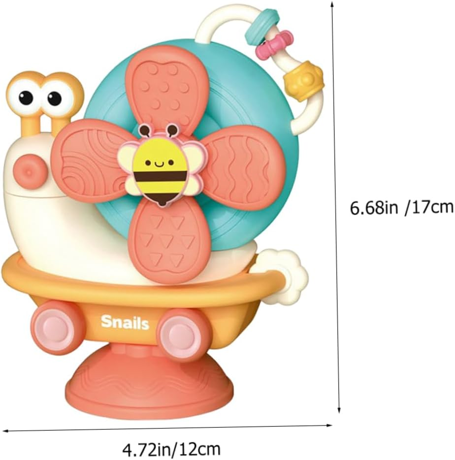Vaguelly Windmill Plaything High Chair Toy with Suction Cup High Chair Suction Toy Suction Windmill Toy Windmill Toy for Highchair Plastic Sports to Rotate Christmas Socks image number 5