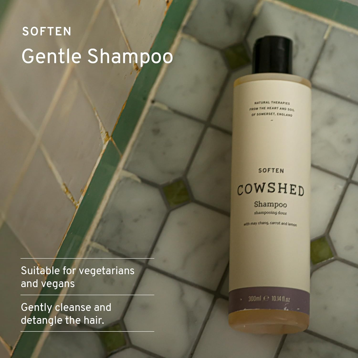 Cowshed Cowshed Soften Shampoo for Unisex 10.14 Oz Shampoo, 300 Ml image number 2