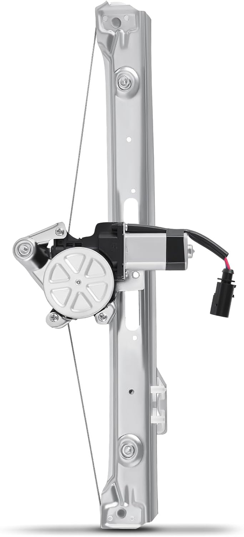 YHTAUTO Rear Passenger Side Power Window Regulator with 2-Pin Motor Assembly for BMW E46 325I 325Xi 330I 330Xi 2001-2005, 323I 328I 1999-2000 image number 4