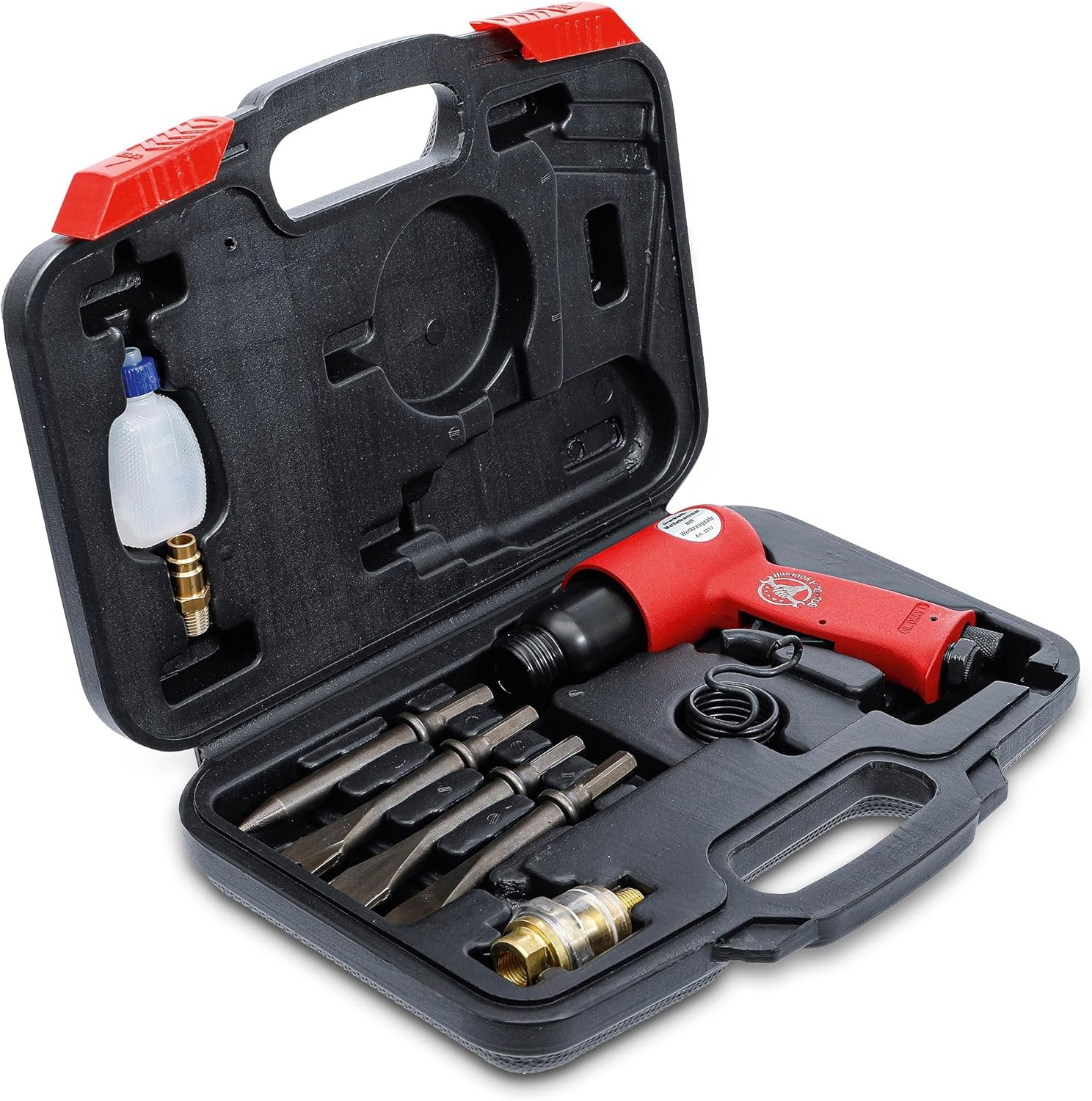 Kraftmann 3213 | Air Hammer Chisel Set | 8 Pcs.