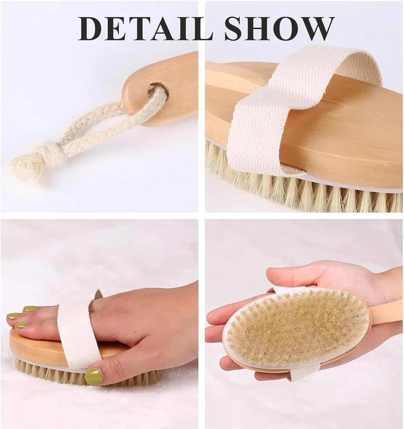 2 Dry Brushes Uniquely Designed for Face and Body Set for Exfoliation and Stimulate Lymphatic Drainage, Rejuvenate and Restore Skin Luster, Minimize Cellulite and Improve Blood Flow image number 2