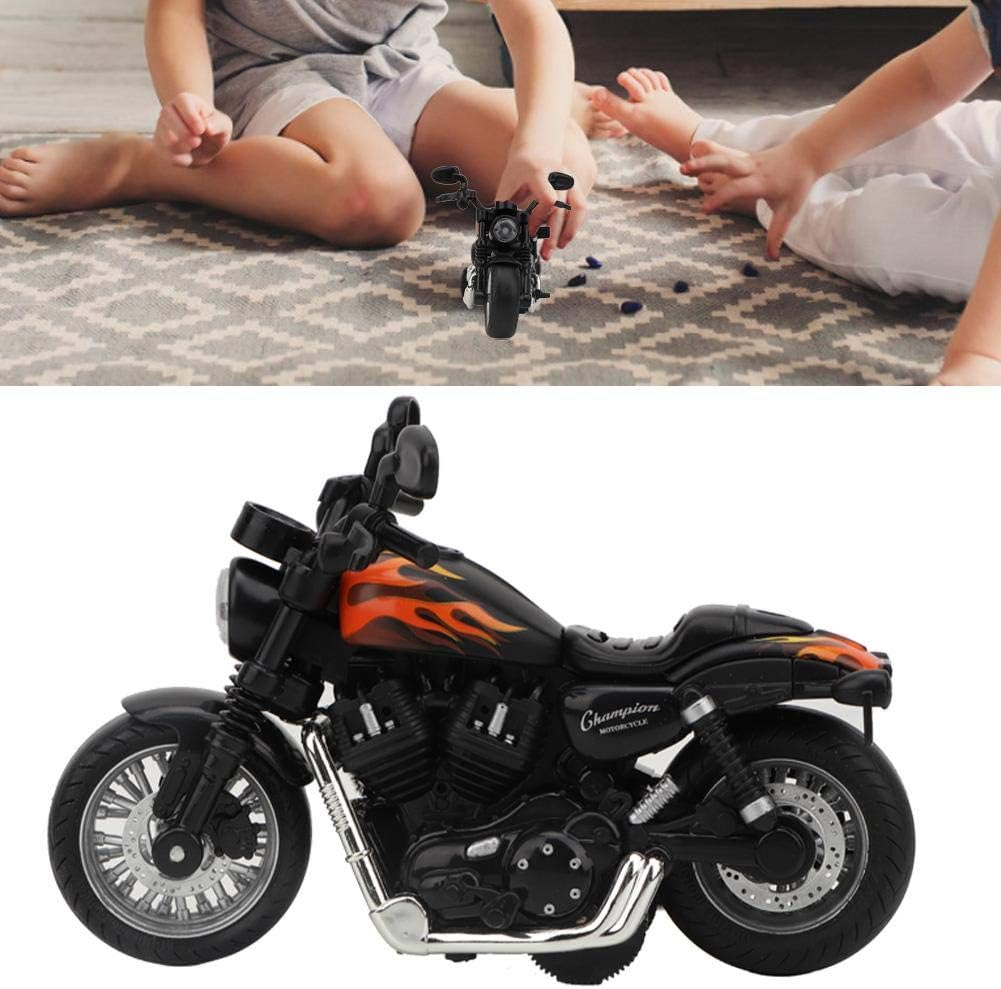 Motorbike Model Toy, Durable Alloy Motorbike Model Toy, Superior Vertical for Kids Teens Sons Children Boys(Black) image number 4