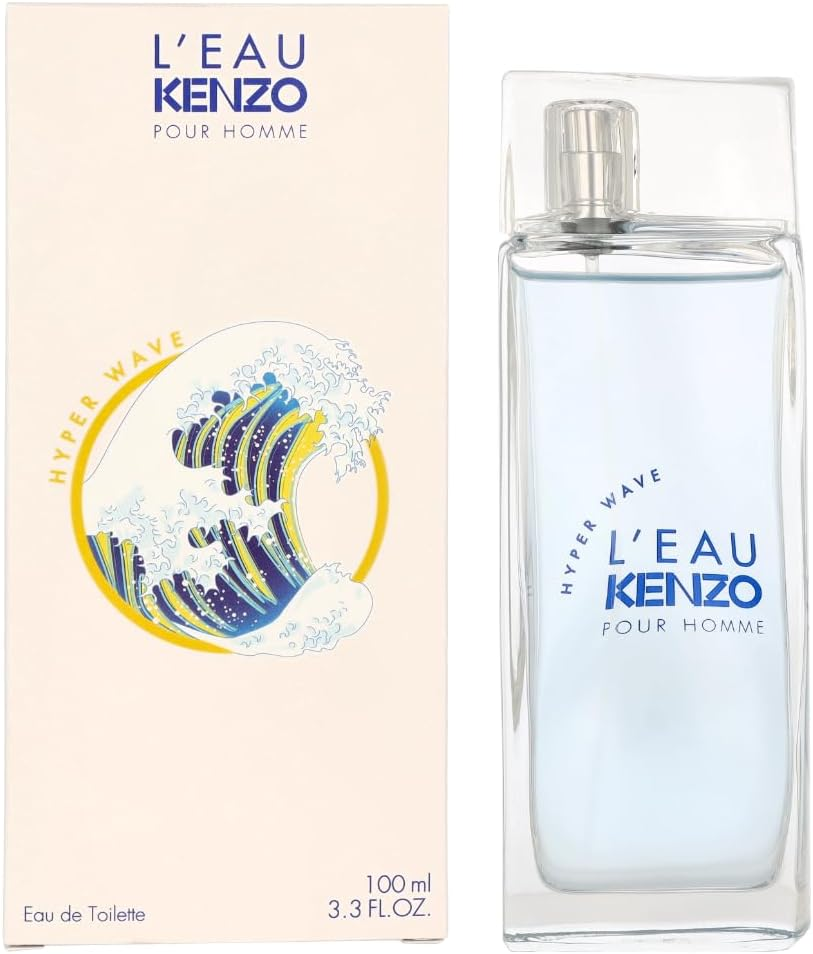 Kenzo L'Eau Hyper Wave Eau De Toilette Spray for Men 100 Ml image number 1
