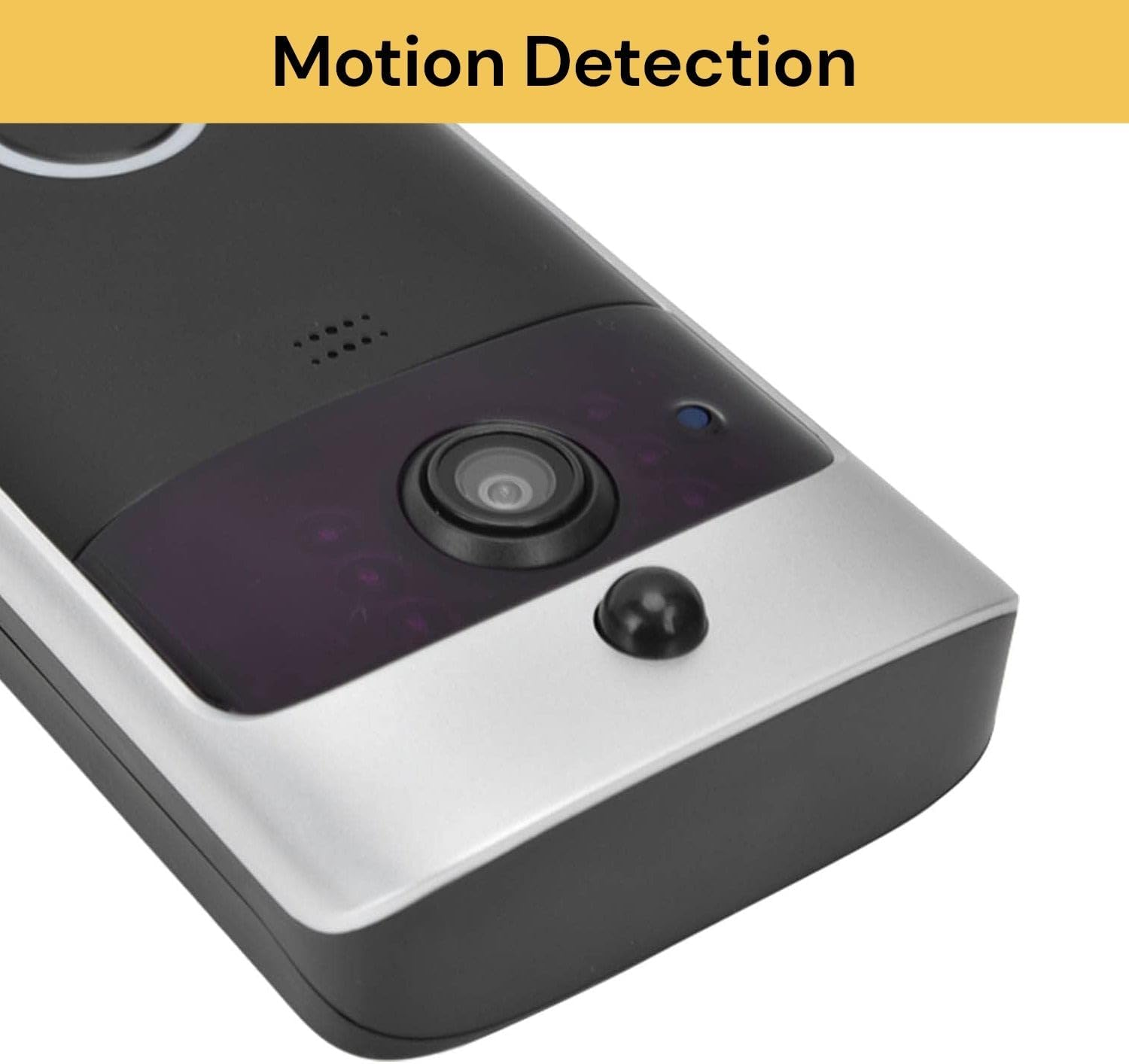 EZONEDEAL Wireless Video Doorbell, Visual Smart Home Wifi Ring Door Bell Motion Detection Two-Way Audio Ring Universal HD Camera Night Vision, PIR Motion Detection Android - Ring Doorbell Wireless image number 6