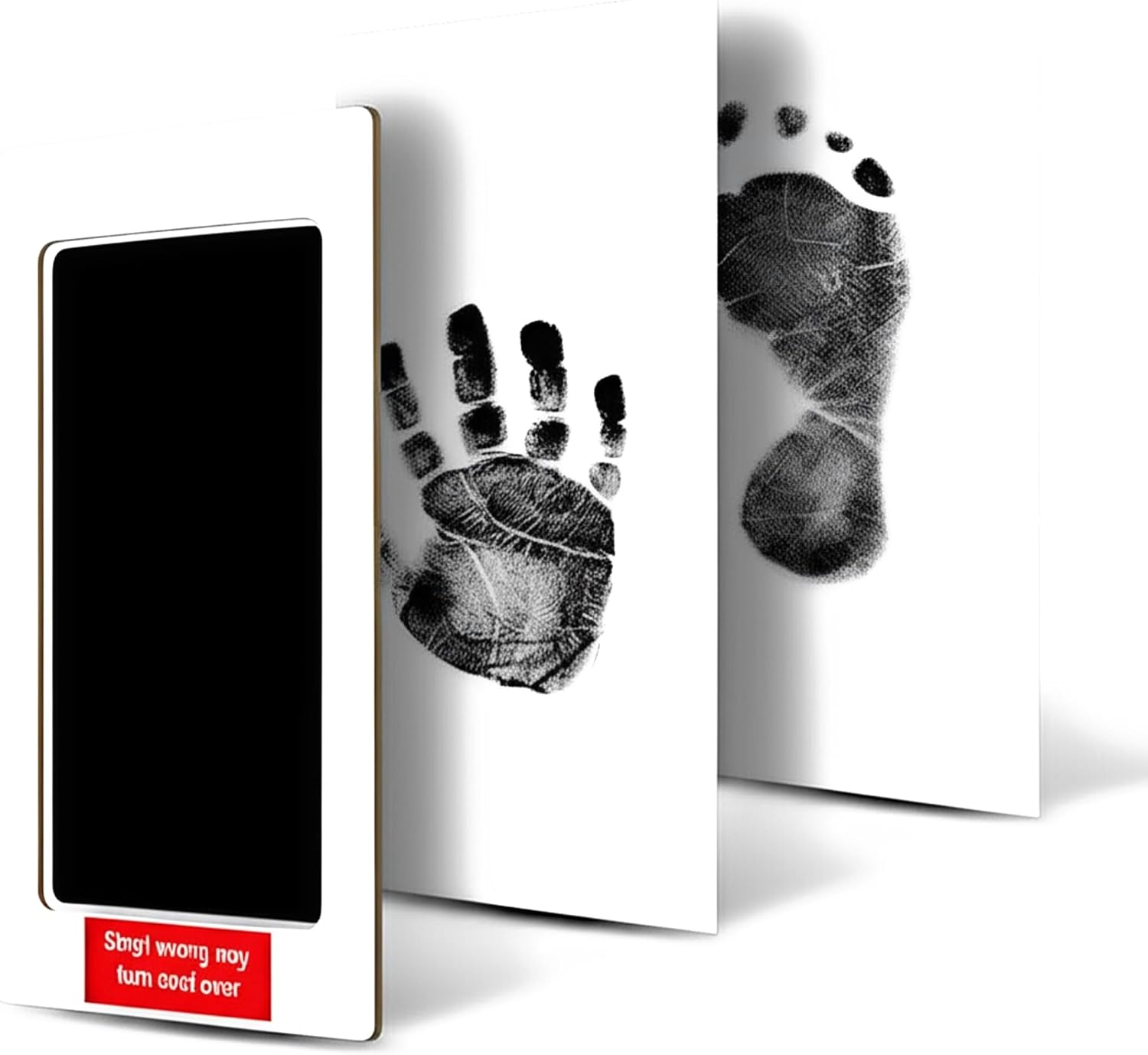 Extra Large Handprint & Footprint Kit &ndash; Jumbo 27Cm, 100% Safe Clean-Touch Inkless Pad with 2 XL Ink Paper &ndash; Suitable for All Ages - Including Babies, Kids, Adults, & Pets! image number 1