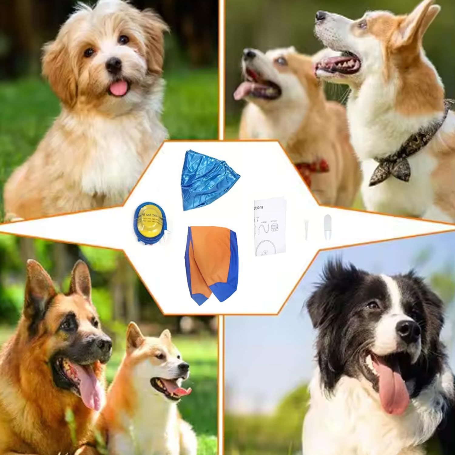 Roczential Herding Ball for Dogs and Horses，45Cm/18Inch Jolly Ball for Dog Agility Training Equipment Bite Resistant Reinforced Sewing Dog Toy Ball for Australian/German Shepherd image number 1