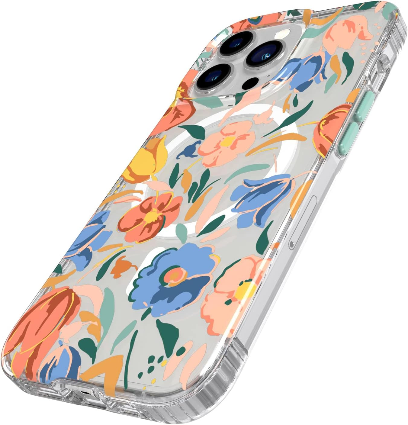 Tech21 Evo Art Iphone 13 Pro Floral Bouquet &ndash; Magsafe Integrated Protective Phone Case with 12Ft Multi-Drop Protection image number 1
