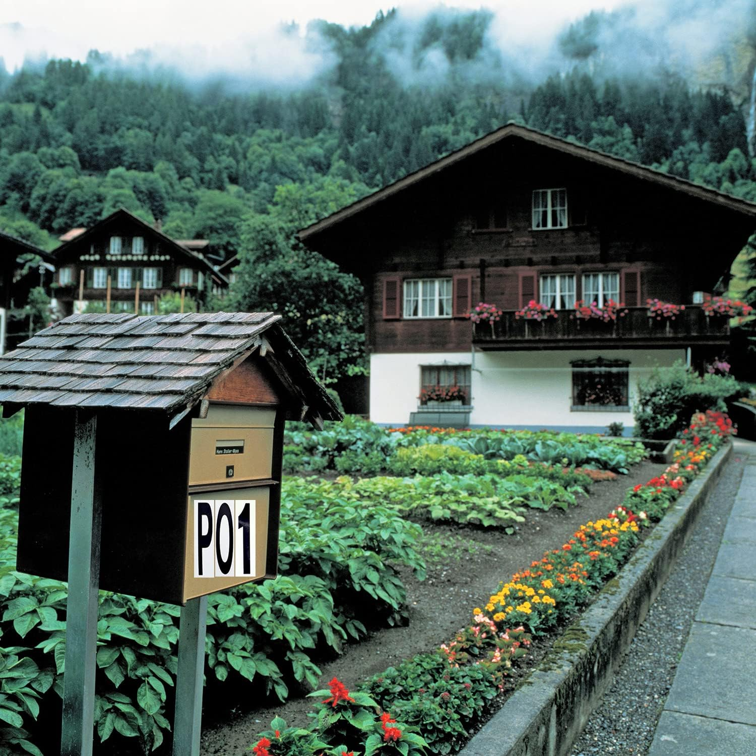 10 Sheet 3 Inch Mailbox Numbers and Letters Cut Classic Style Self-Adhesive Vinyl Waterproof Stickers Letter Decals Sticky for outside Signs, Window, Door, Car, Truck, Home, House Address (Black) - Red image number 4