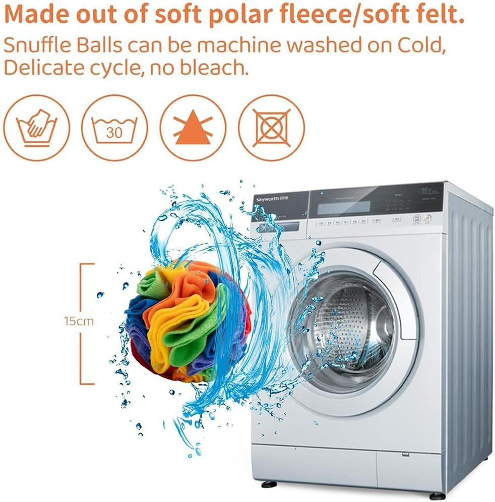 Pet Snuffle Ball Dog Puppy Slow Feeding Interactive Training Machine Washable AU L 20Cm image number 3