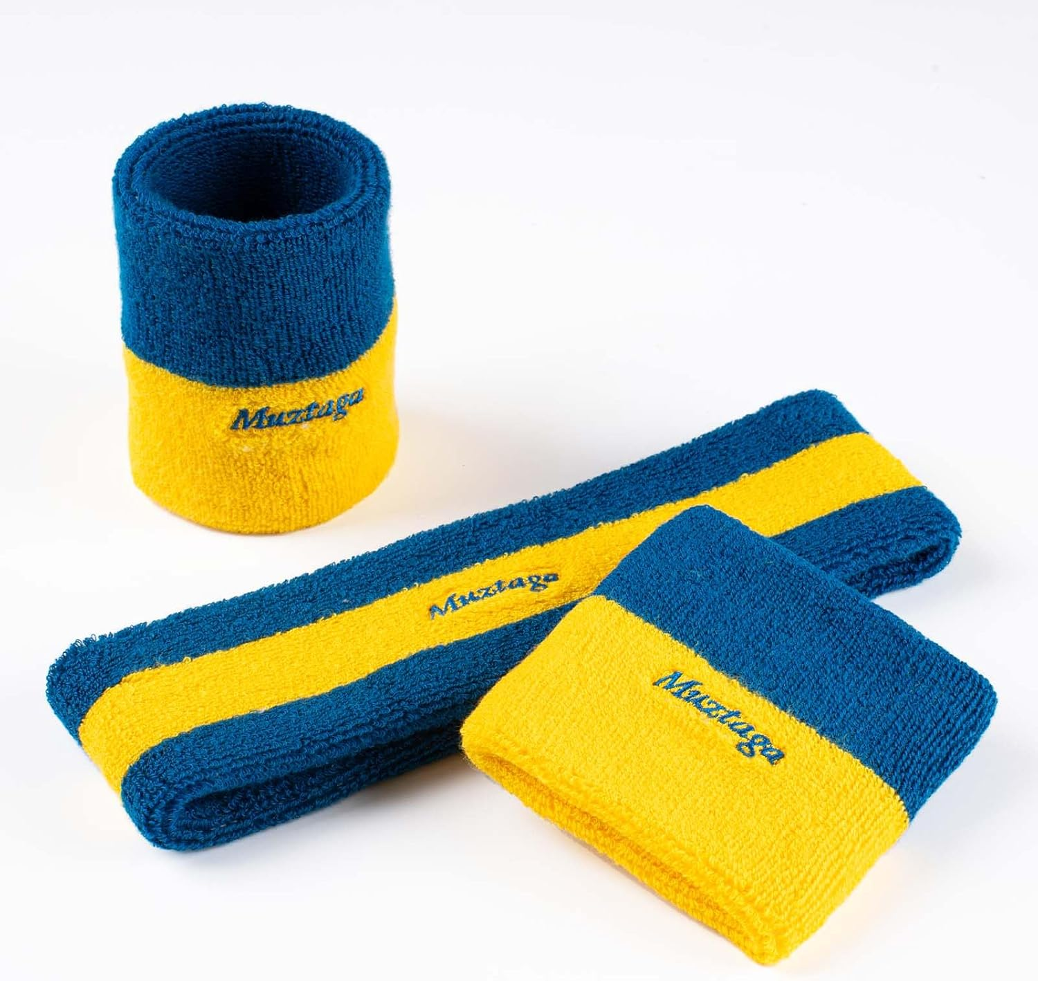 Muztaga Sports Headband -Sweatproof Non-Slip Workout Band | Quick-Dry Breathable Fabric for Pickleball Golf Tennis Gym Running Basketball | Unisex Fitness Accessories