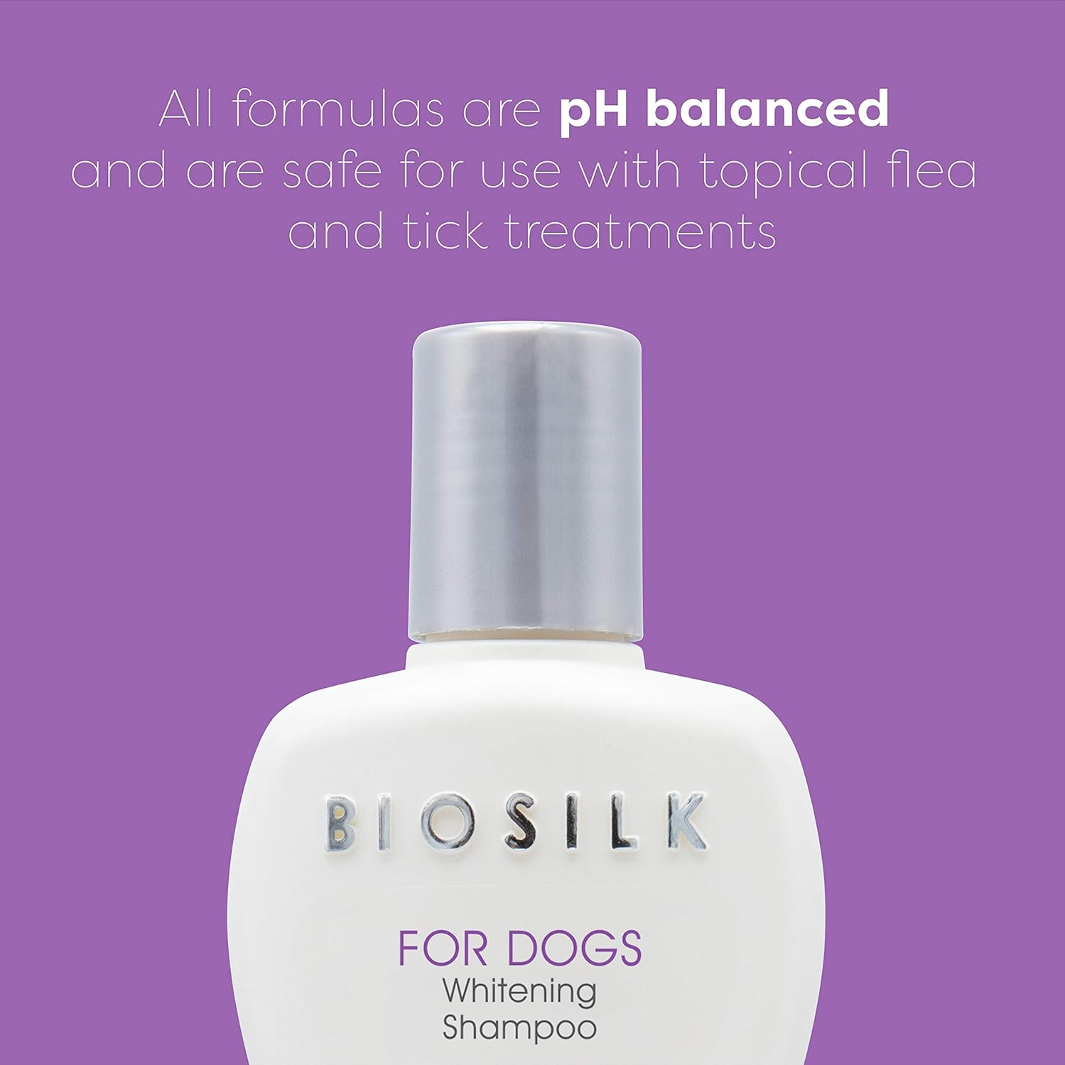 Biosilk Whitening Shampoo for Dogs 355 Ml image number 1