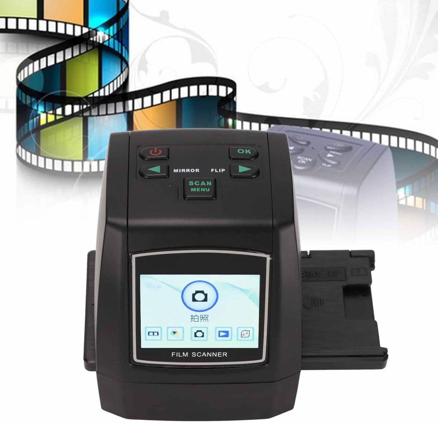 Film Scanner, Slide Scanner, 35Mm, 126, 110, Super 8 Film to JPEG Digital Converter (AU) image number 3