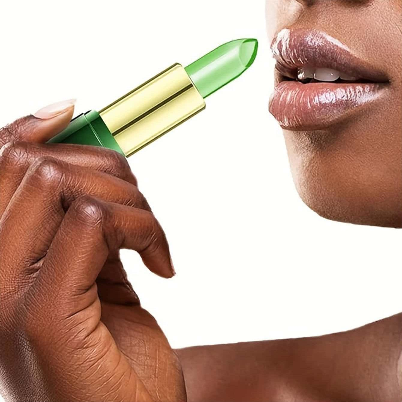 Maffick Aloe Vera Color Changing Lipstick Long Lasting Color Rendering Moisturize Lips (01) image number 2