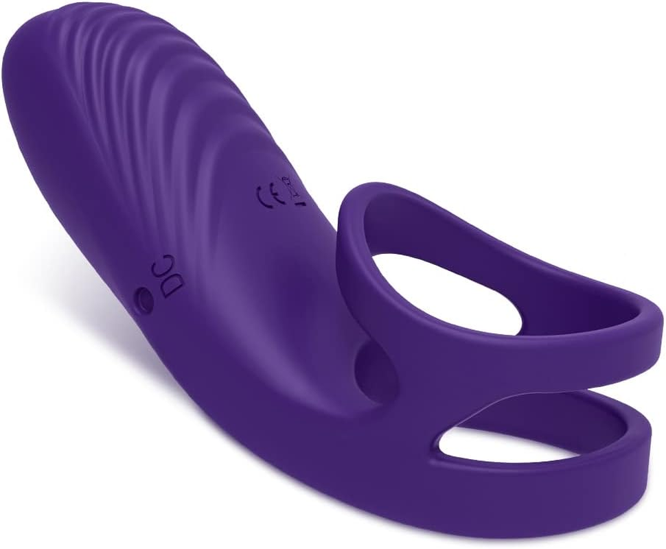 SIDED Tool Ring for Delay Ring Silicone Stimulator with Ring Couple Bed Sports Game Toy Couple Massage Fitness Equipment Pocket Toy for Partner Extend Object Size