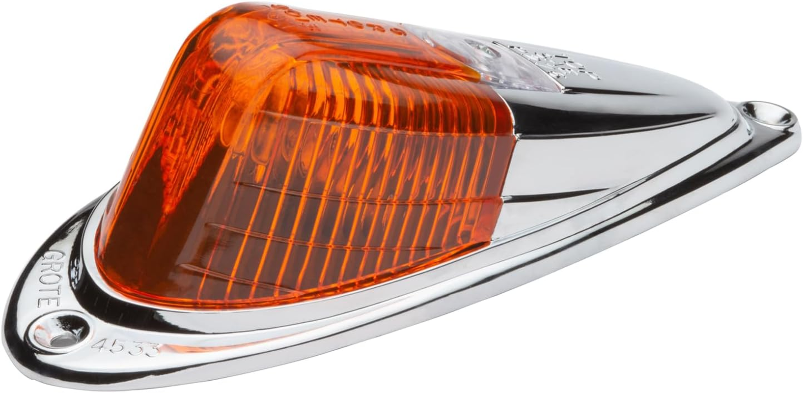 Grote 45333 Yellow Deluxe Die-Cast Cab Marker Light