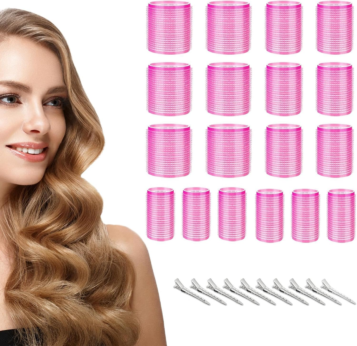 Curly Bang Roller - Hair Curling Tools | with 10 Hairpins Heatless Hair Styling Tools, Hair Curling Tools Set for Travel Use