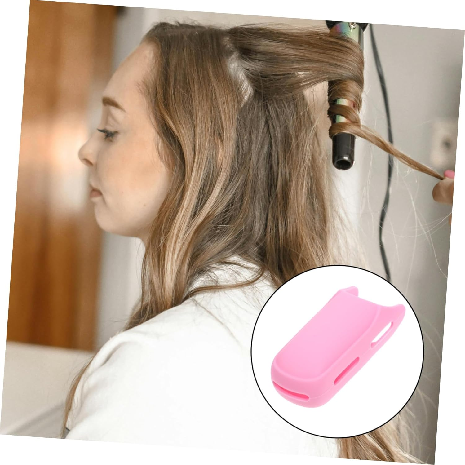 WOFASHPURET Professional Flat Iron Cover Hair Straightener Holder Silicone Heat Resistant Sleeve