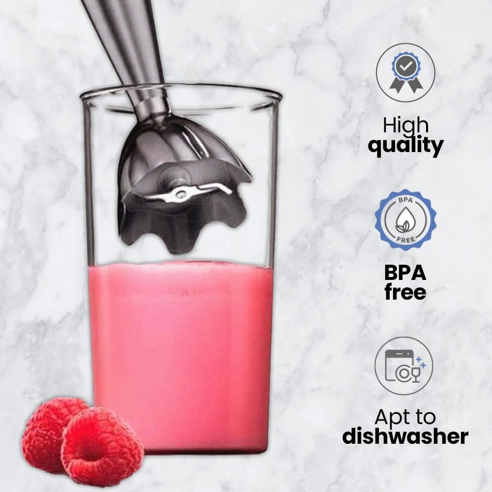 Anakel Home Plastic Mixing Cup with 600Ml Dimensions for Blenders, BPA Free and Durable Plastic image number 1