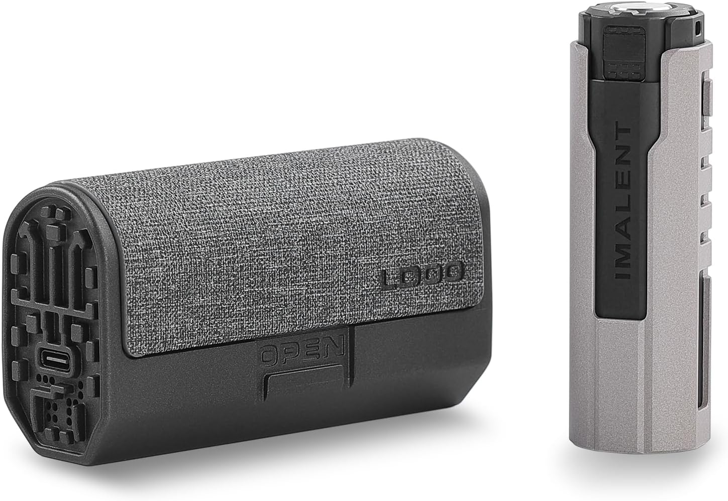 IMALENT LD35 PE 1200 Lumens Super Bright EDC Torches, 328 Meters Throw Rechargeable Handheld Pocket Waterproof LED Tactical Flashlight for Camping, Repairing, Inspection, Hiking (Black)