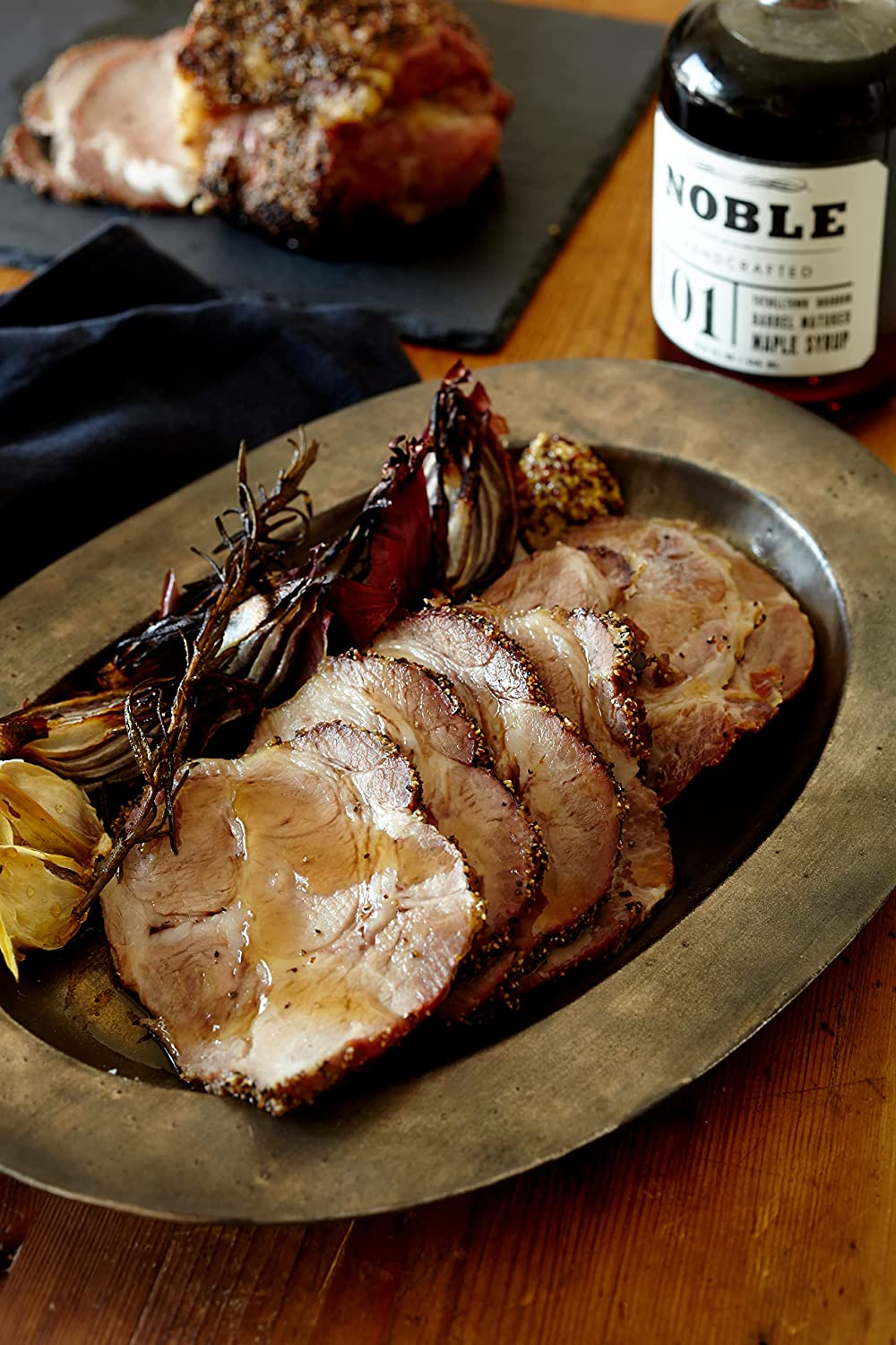 Noble Handcrafted Tonic 01 Tuthilltown Bourbon Barrel Matured Maple Syrup, 450 Ml image number 3