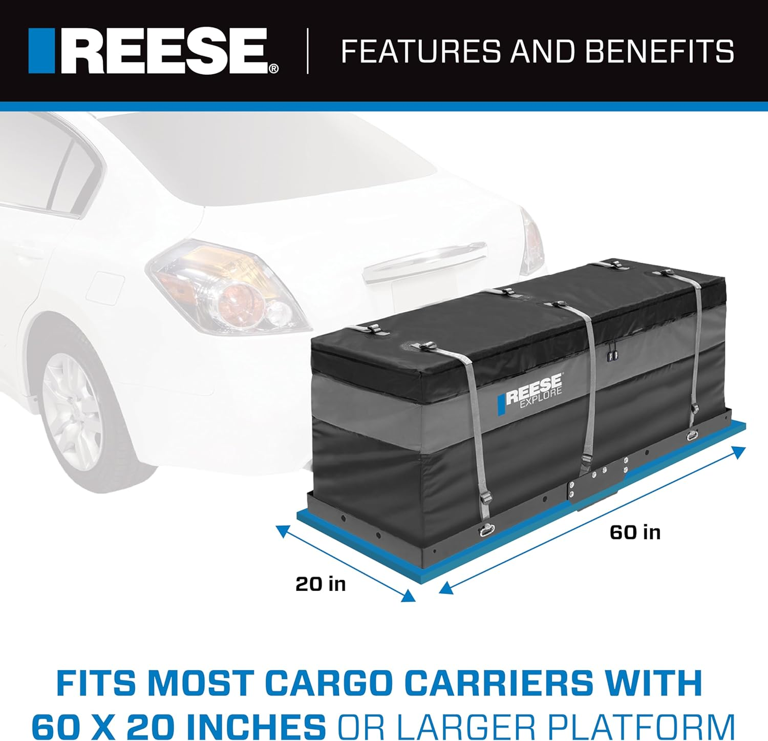 Reese Explore 63604 Rainproof Cargo Tray Bag image number 2