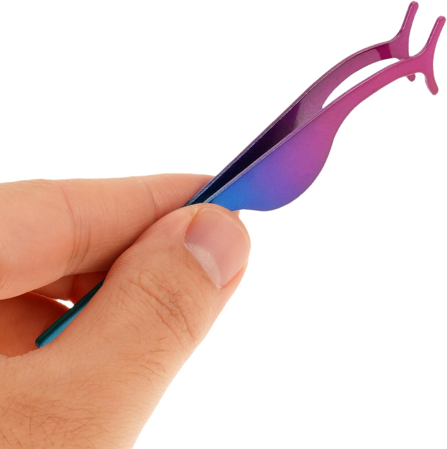 HONITANO Heated Eyelash Curler Tool with False Eyelash Application Clip for Lash Clusters for Women Makeup image number 3