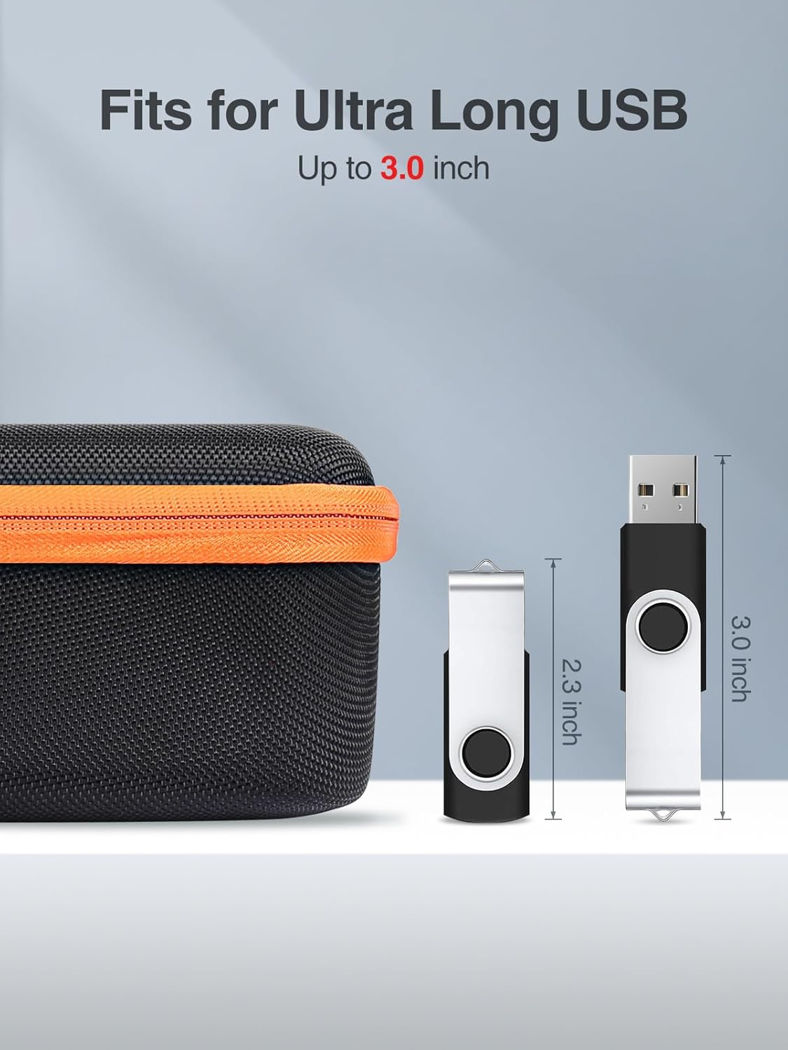 Luxtude USB Flash Drive Case, 49 Slots USB Drive Case, Portable Thumb Drive Case, Hard USB Organizer Case, USB Holder for Samsung,For Sandisk, for USB Memory Stick, Medium(Case Only) image number 6