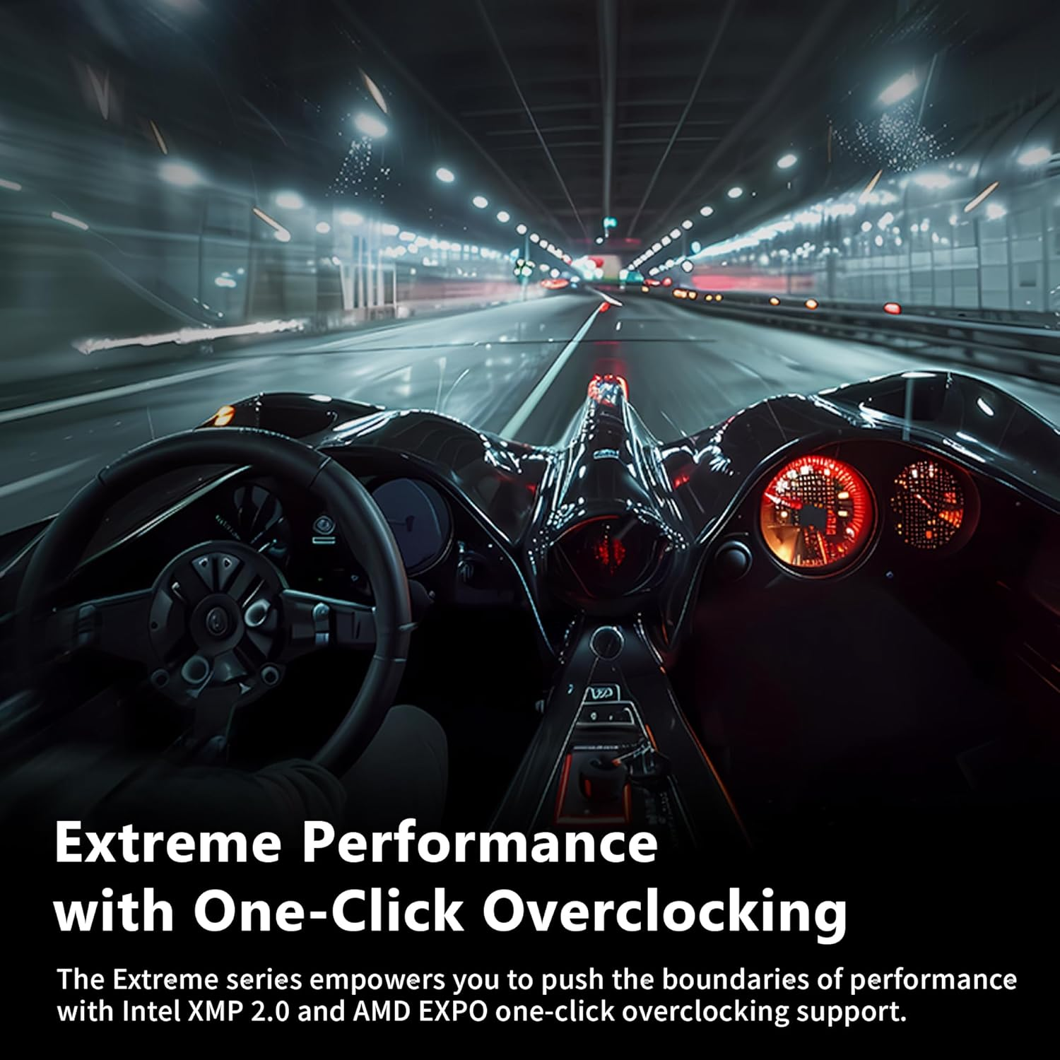 DATO DDR4 RAM 32GB Kit 16Gbx2 3200Mhz CL16 with Heatsink PC4-25600 1.35V 288-Pin Non-Ecc UDIMM, Desktop Computer Memory Module for Gaming - Extreme Black image number 2