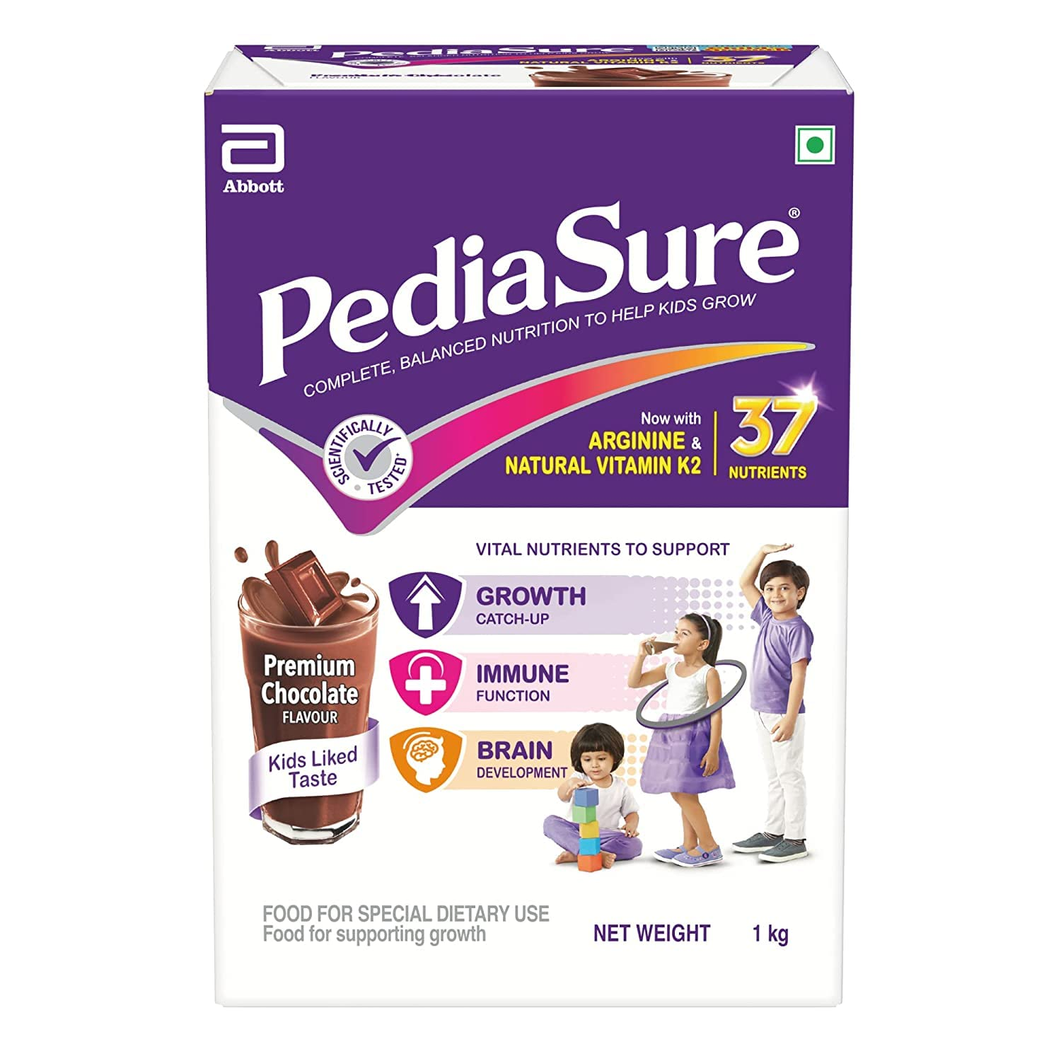 Pediasure Premium Chocolate 1Kg/35.2Oz - Case - for Kids 2 Years to 10 Years image number 1