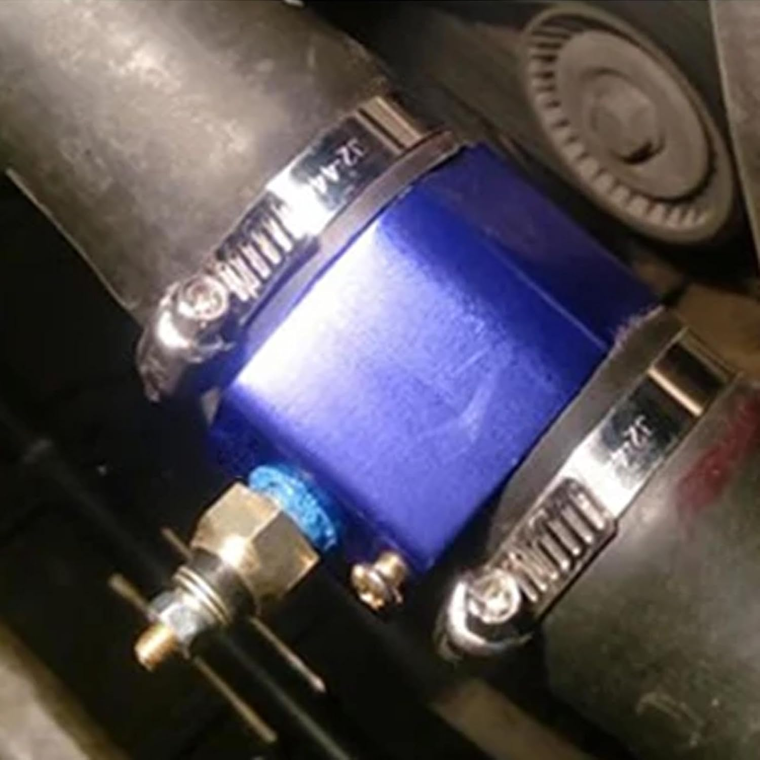 Joint Pipe Gauge - Water Temp Joint Water Sender Adapter Thermostat Sensor,Water Coolant Temperature Gauge Joint Pipe Adaptor for Vehicle image number 3