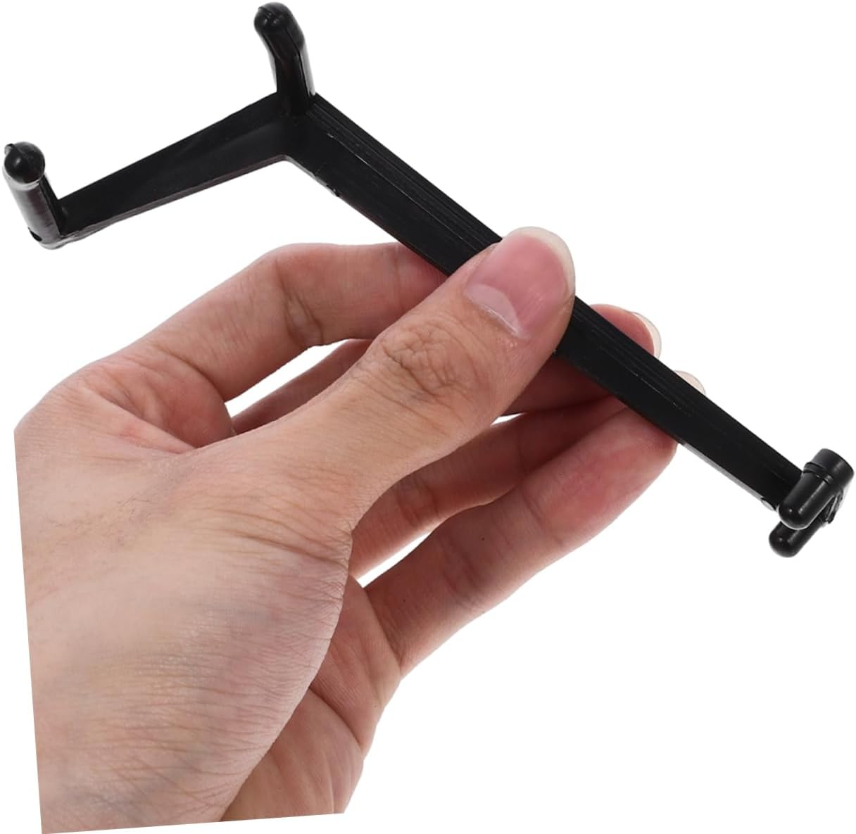 HANABASS 50Pcs Fruit Tree Limb Spreaders and Branch Clips for Gardening, Large Black Resin Stem Benders for Tree Branch Training and Shaping, Plant Support Tools for Orchard and Home Garden Use image number 6