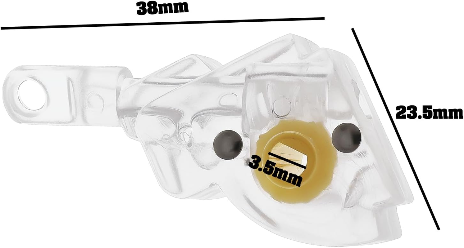 Briny River 2Pcs 25Mm Metal Venetian Blind Tilt Wand Tilter Mechanism Venetian Blind Wand Tilter for 25Mm Slat Venetian Blinds image number 4