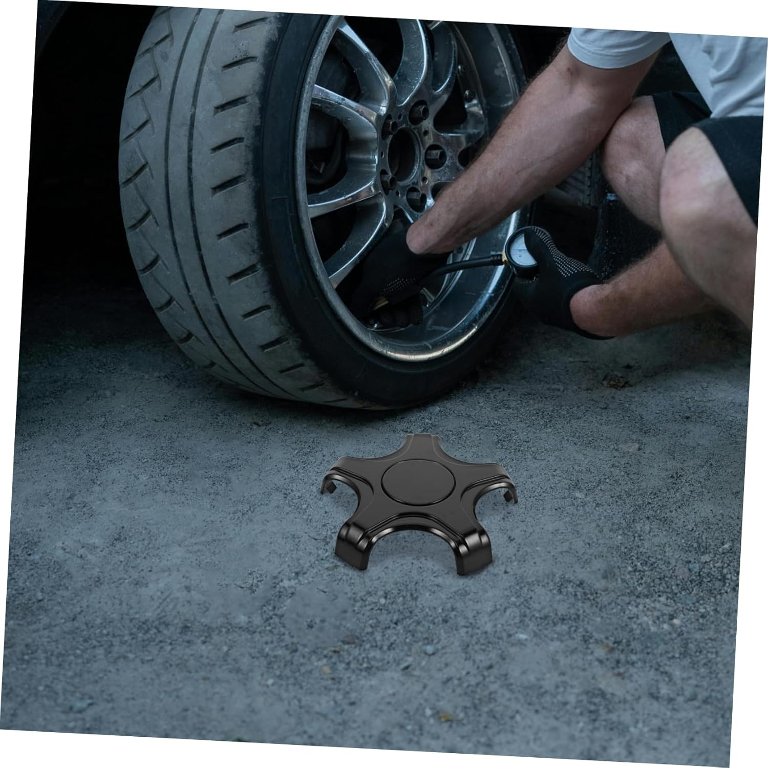 SEWOART 4Pcs Wheel Center Caps for Rims Auto Rim Tire Hubcaps Car Wheel Center Covers Hubcap Covers image number 3