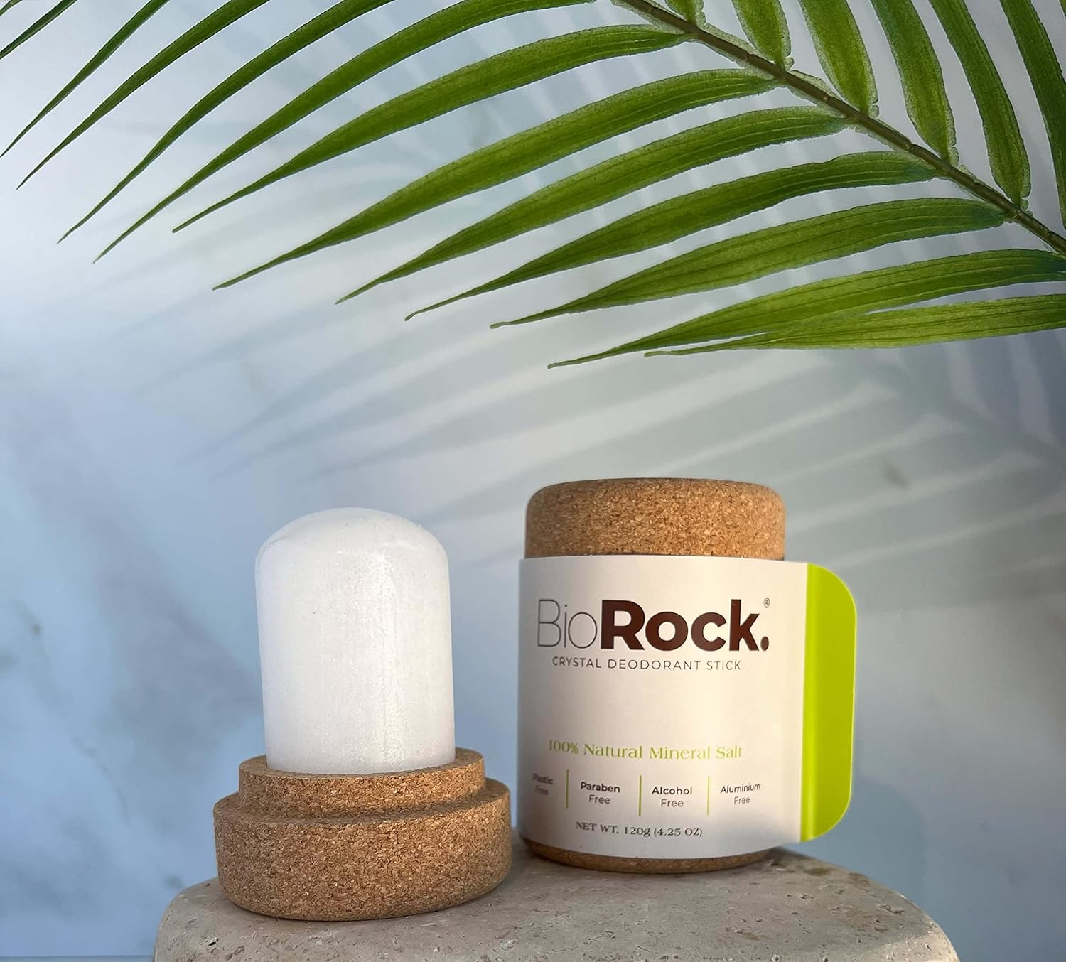 Crystal Natural Deodorant Stone - Unscented Plastic and Aluminum Free Salt Deodorant Stick for Women & Men Eco-Friendly, Sustainable, Zero Waste 4.25 Oz image number 5