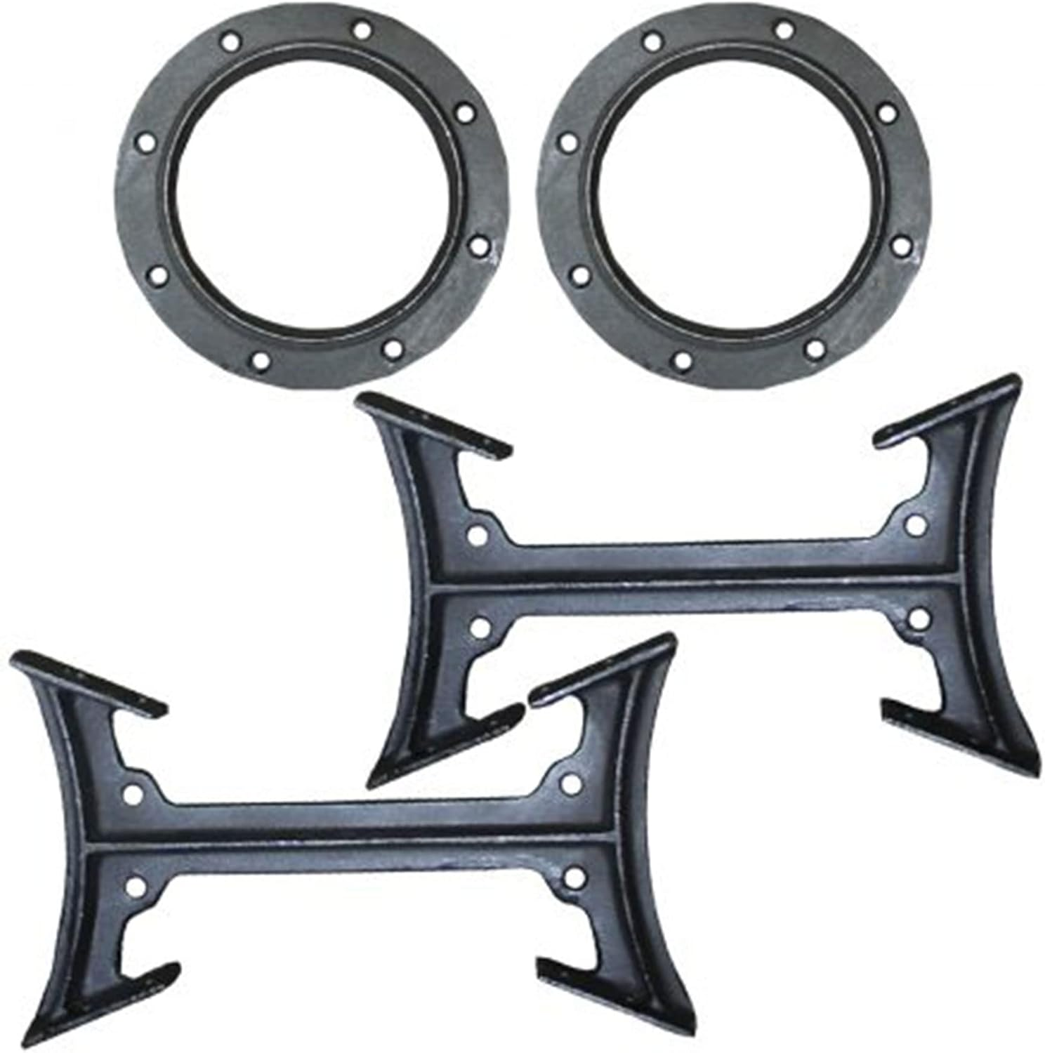 US Stove BKAD500 Barrel Camp Stove Adapter Kit, Small, Black image number 1