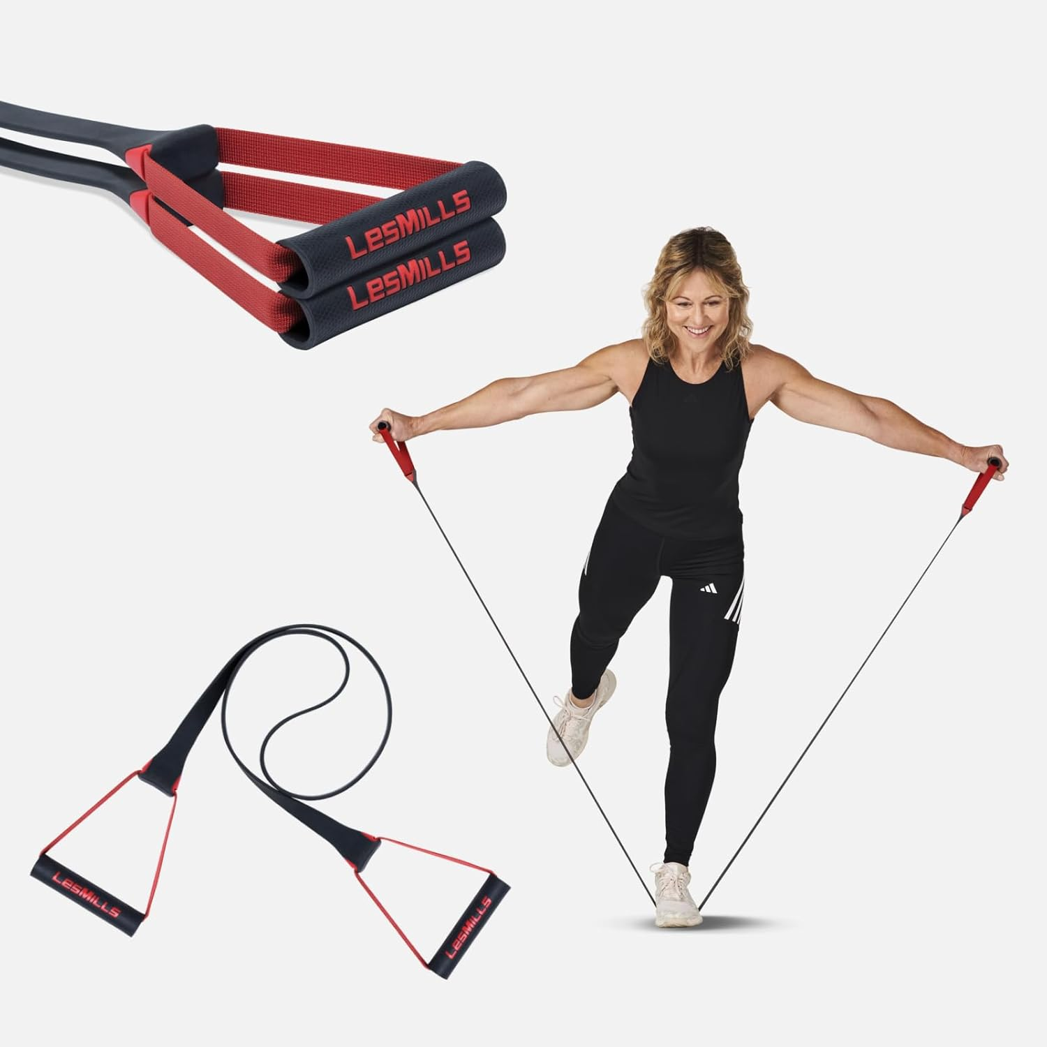 Les Mills&trade; Resistance Band for Any Workouts with Pull up Bands, Booty Bands and Pilates Flexbands