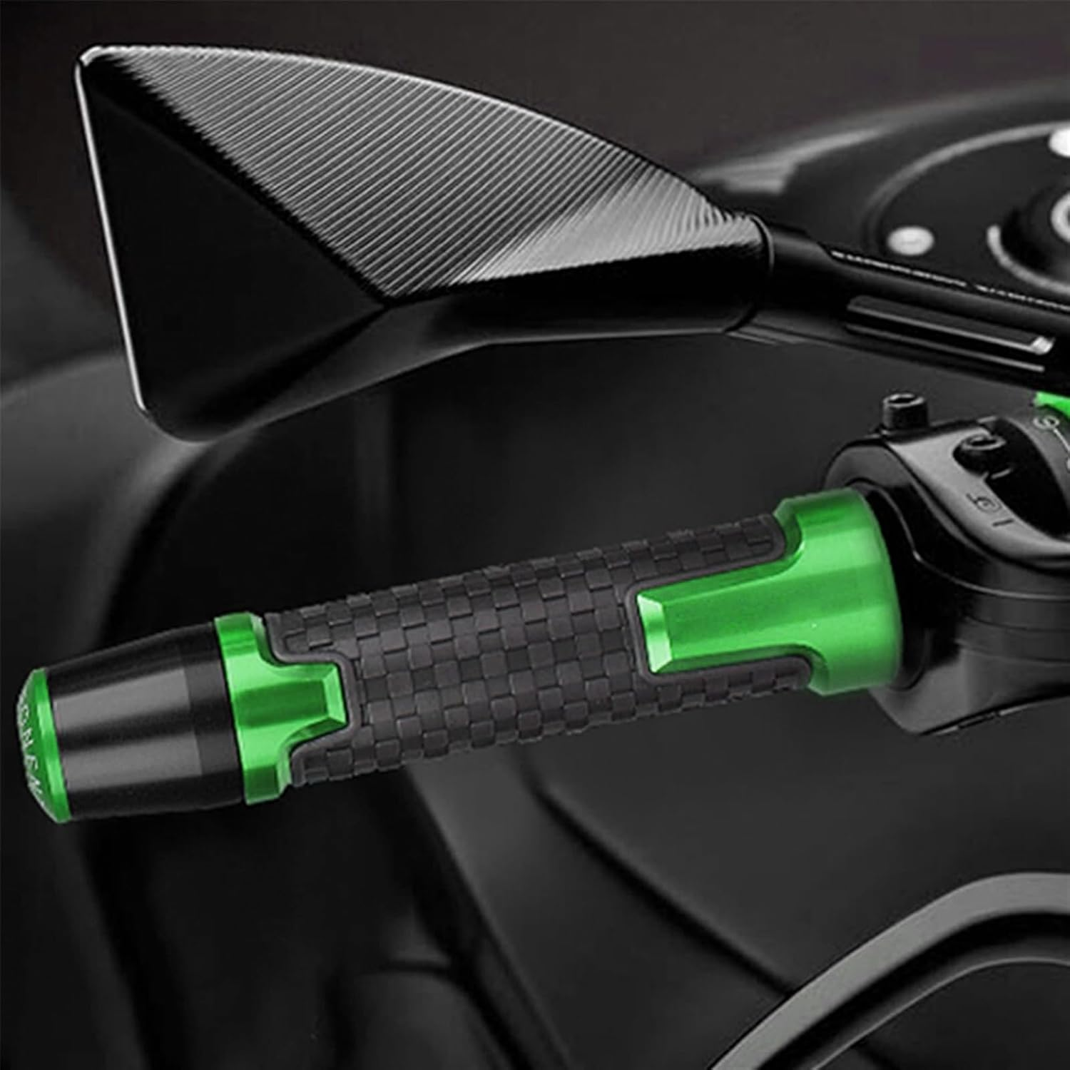 XINMINGYUE Motorcycles Accessories Hand Bar Ends Handlebar Grips Handle Hand Caps Fit for Kawasaki ZZR250 ZZR 250 1983-2007 2006 2005 2004 2003 Grips Accessories image number 3