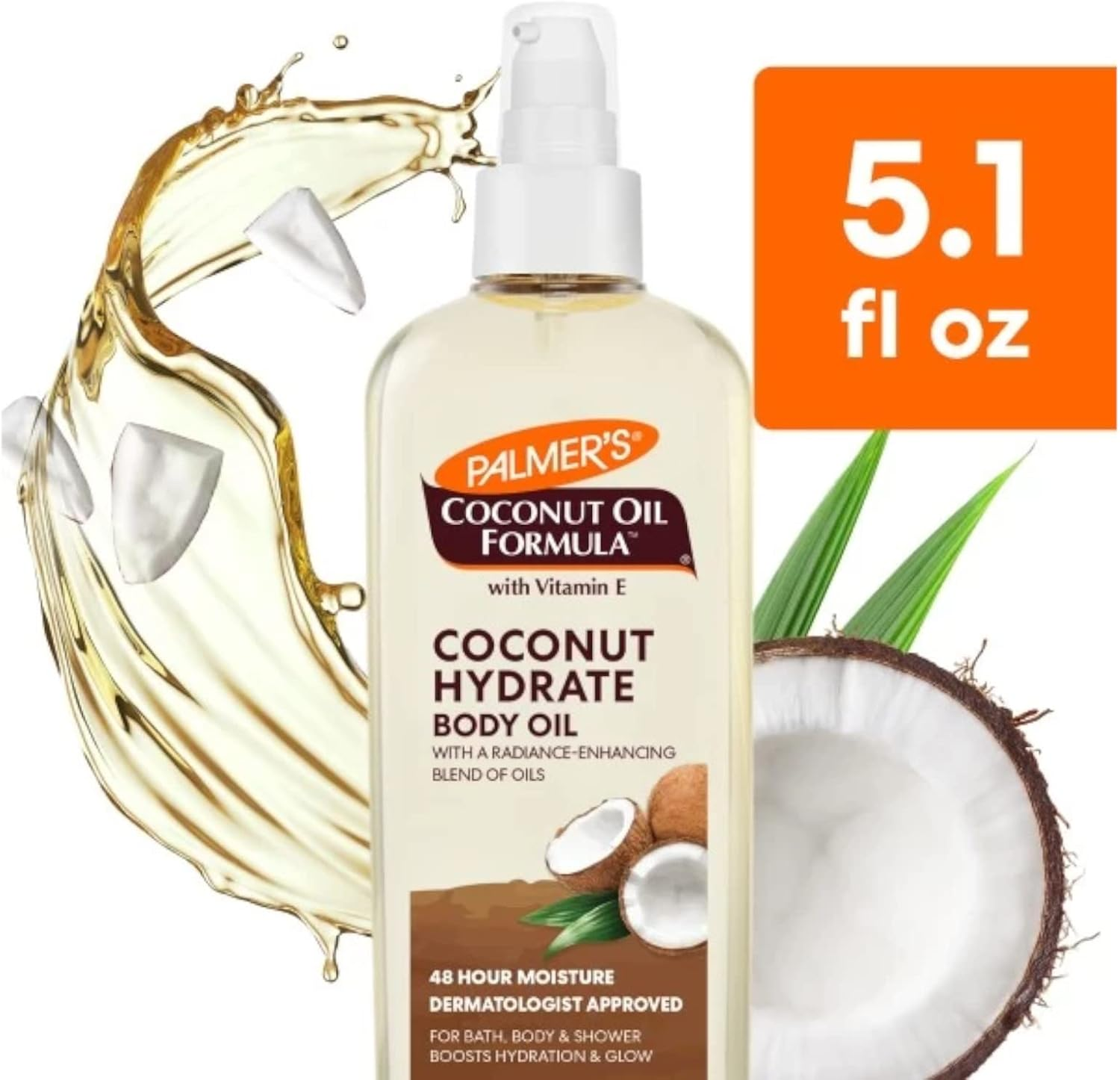 Palmer'S Coconut Oil Formula Body Oil, 5.1 Oz - 2Pc image number 2