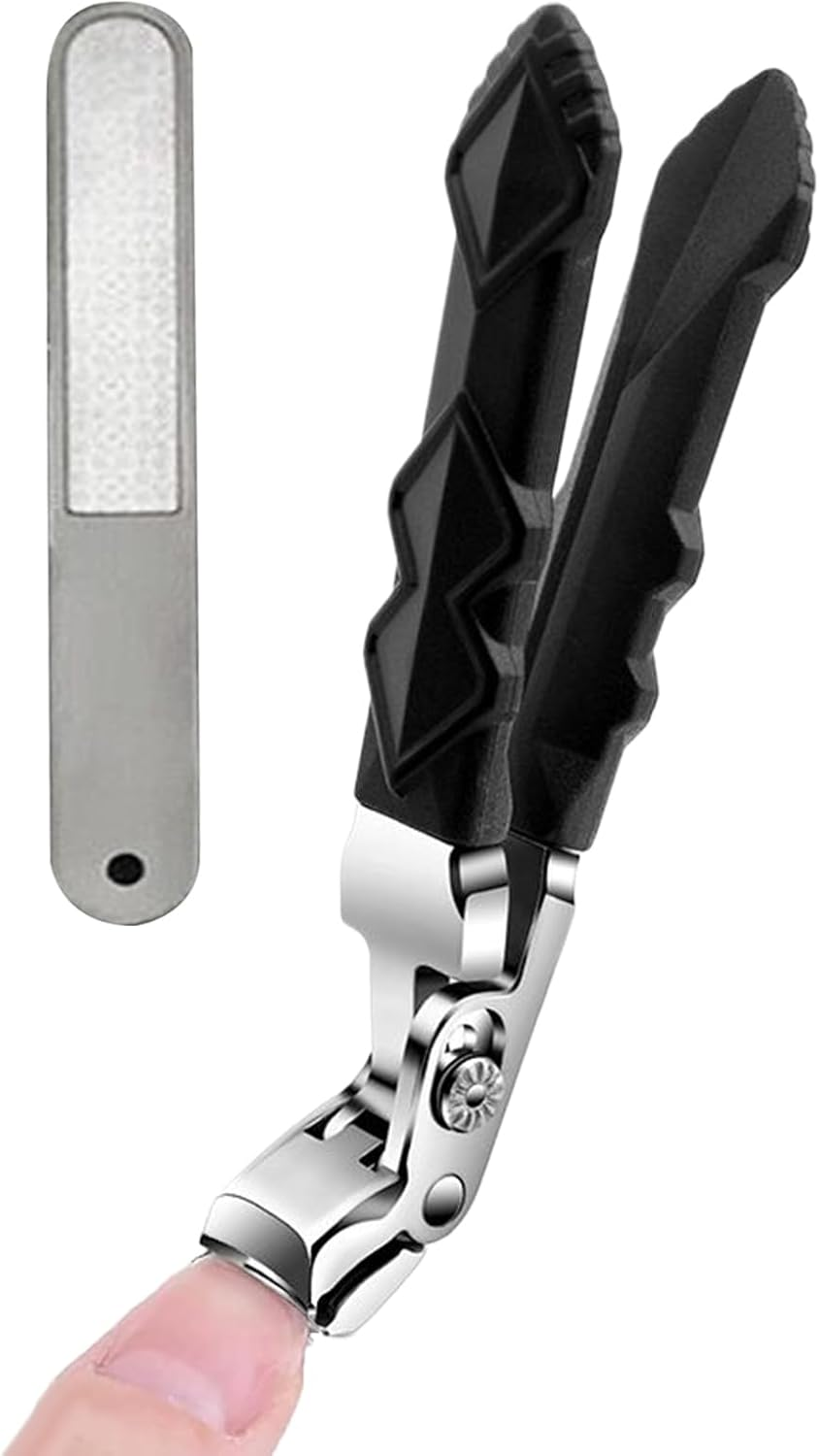 Toe Nail Clippers, Nail Cutting Clippers, Angled Stainless Steel Trimmer Scissors for Travel Precision Cutting Men Adult Women Kids Home Seniors image number 6